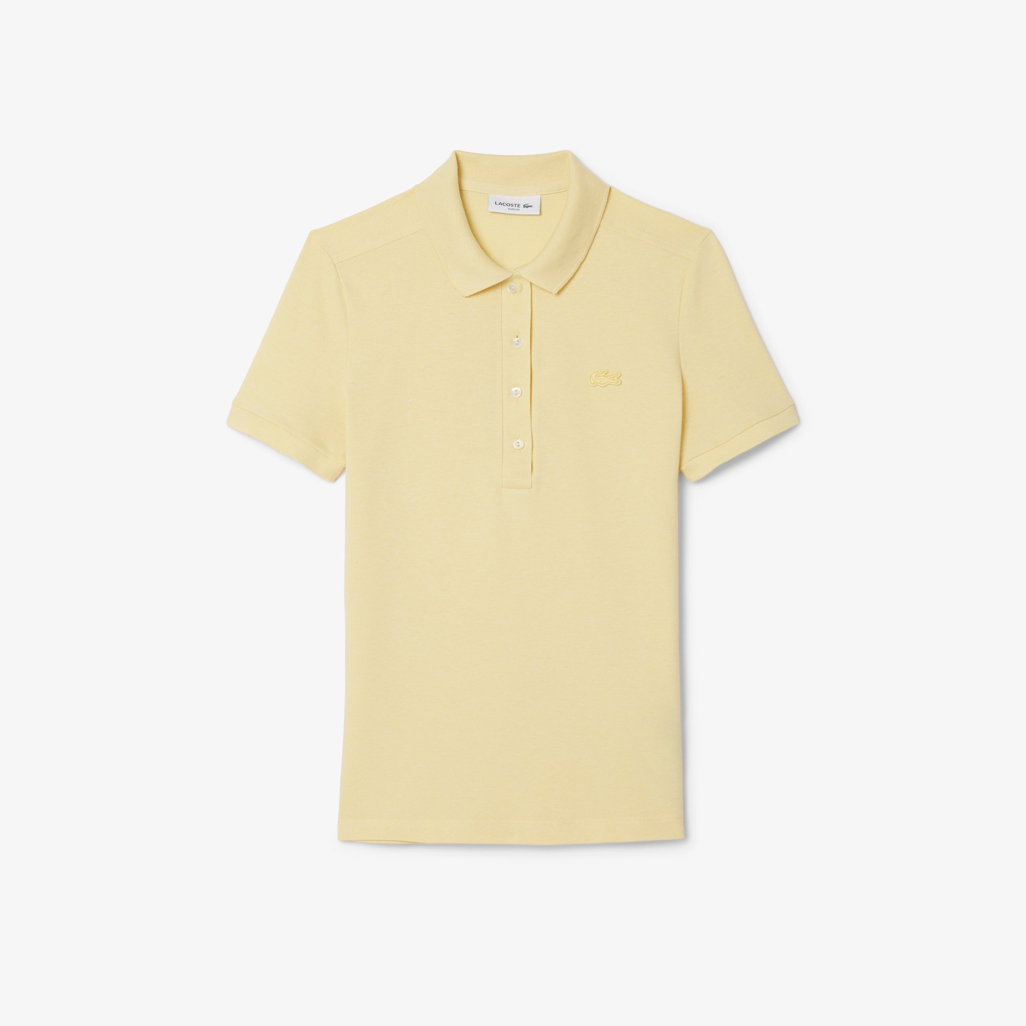 Áo Polo Lacoste Nữ L.12.D Ôm Dáng Chất Liệu Piqué Co Giãn