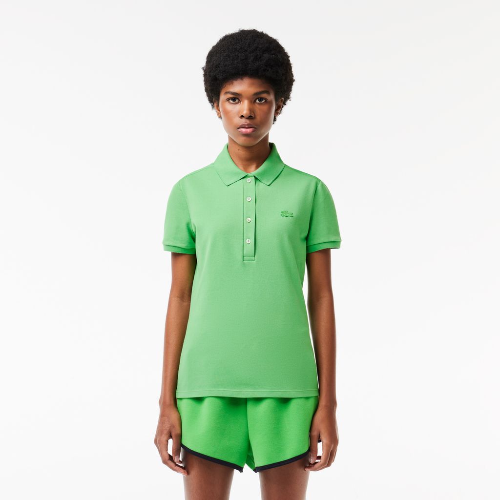 Áo Polo Lacoste Nữ L.12.D Ôm Dáng Chất Liệu Piqué Co Giãn