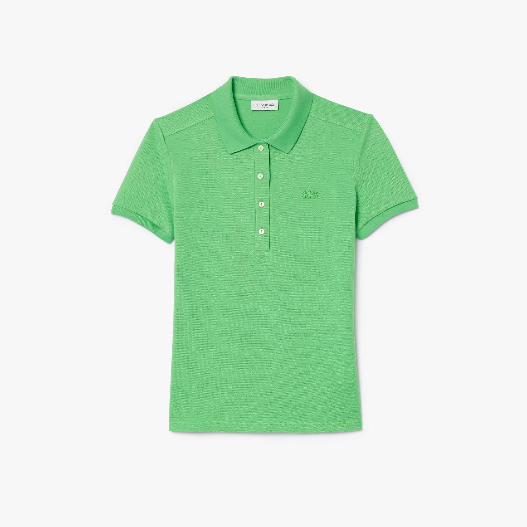 Áo Polo Lacoste Nữ L.12.D Ôm Dáng Chất Liệu Piqué Co Giãn