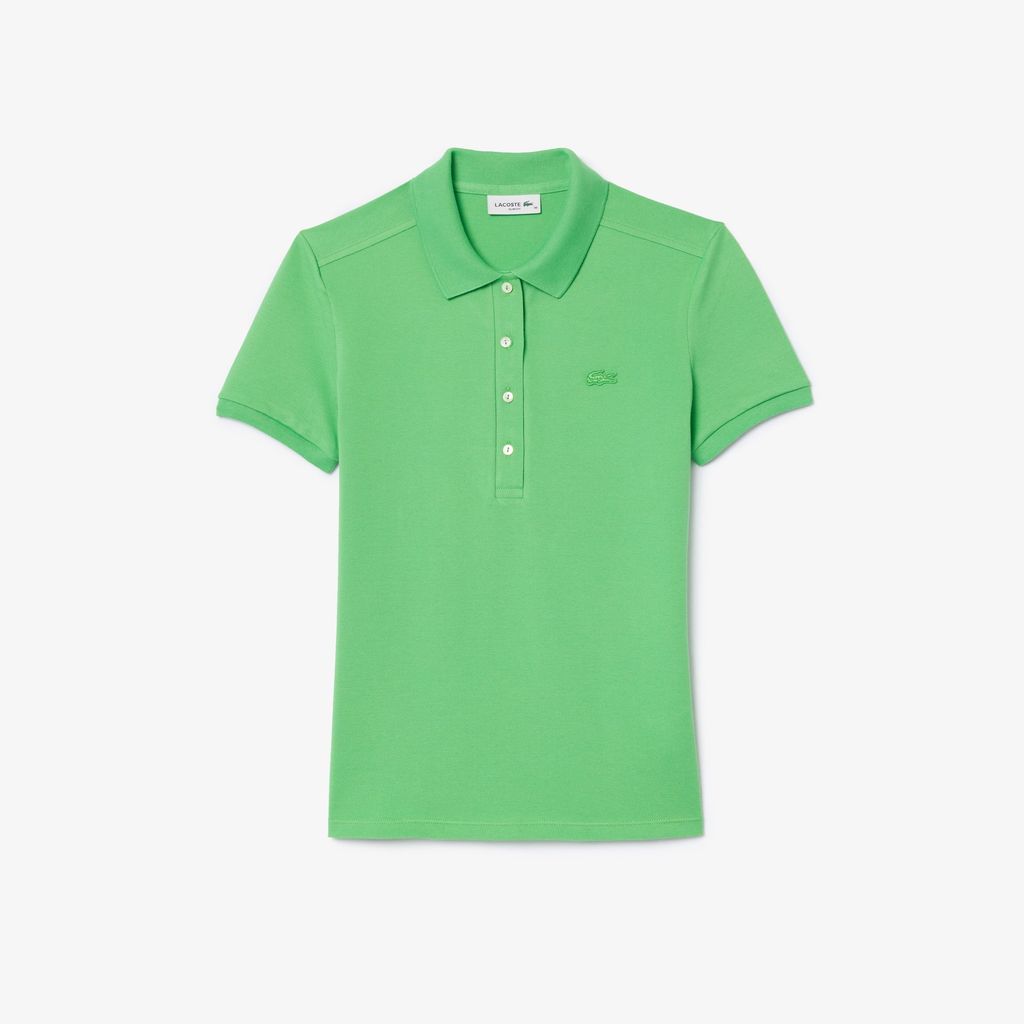 Áo Polo Lacoste Nữ L.12.D Ôm Dáng Chất Liệu Piqué Co Giãn