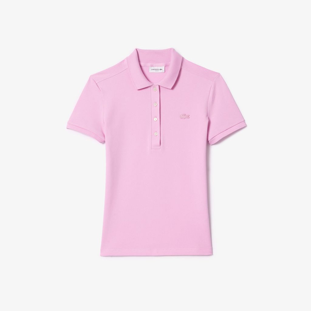 Áo Polo Lacoste Nữ L.12.D Ôm Dáng Chất Liệu Piqué Co Giãn