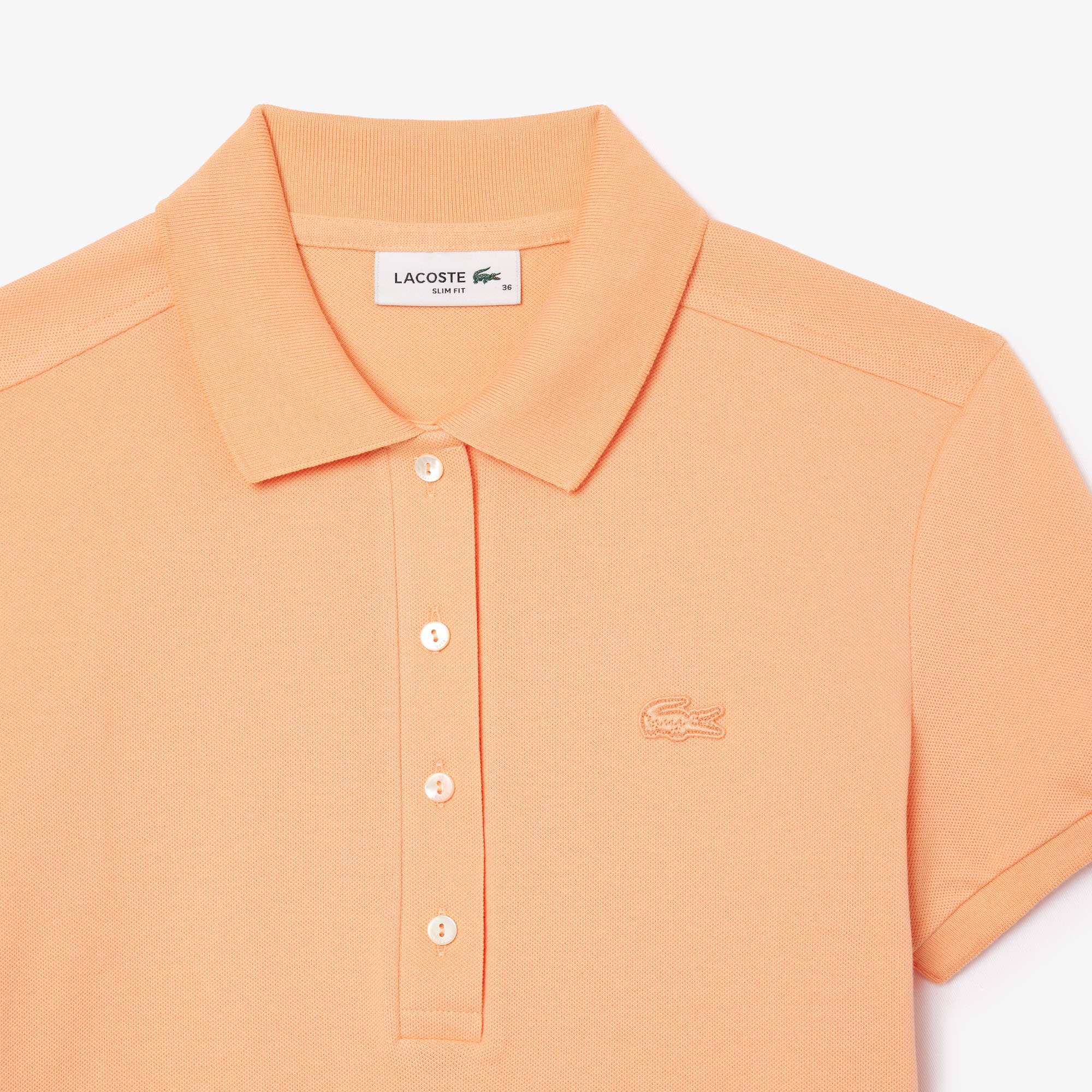 Áo Polo Lacoste Nữ L.12.D Ôm Dáng Chất Liệu Piqué Co Giãn