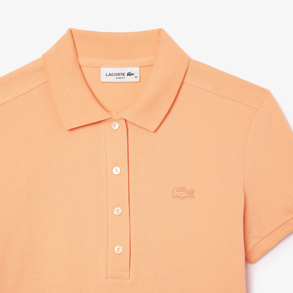 Áo Polo Lacoste Nữ L.12.D Ôm Dáng Chất Liệu Piqué Co Giãn