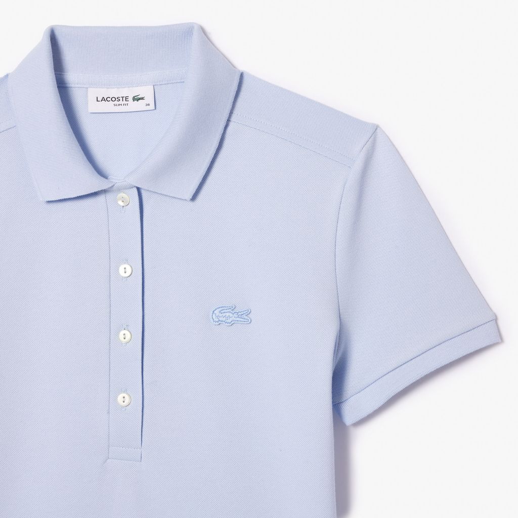 Áo Polo Lacoste Nữ L.12.D Ôm Dáng Chất Liệu Piqué Co Giãn