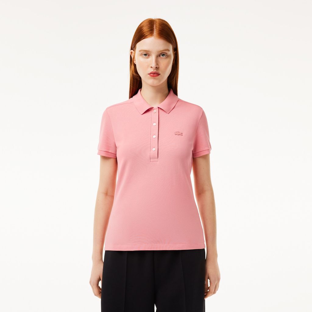 Áo Polo Lacoste Nữ L.12.D Ôm Dáng Chất Liệu Piqué Co Giãn