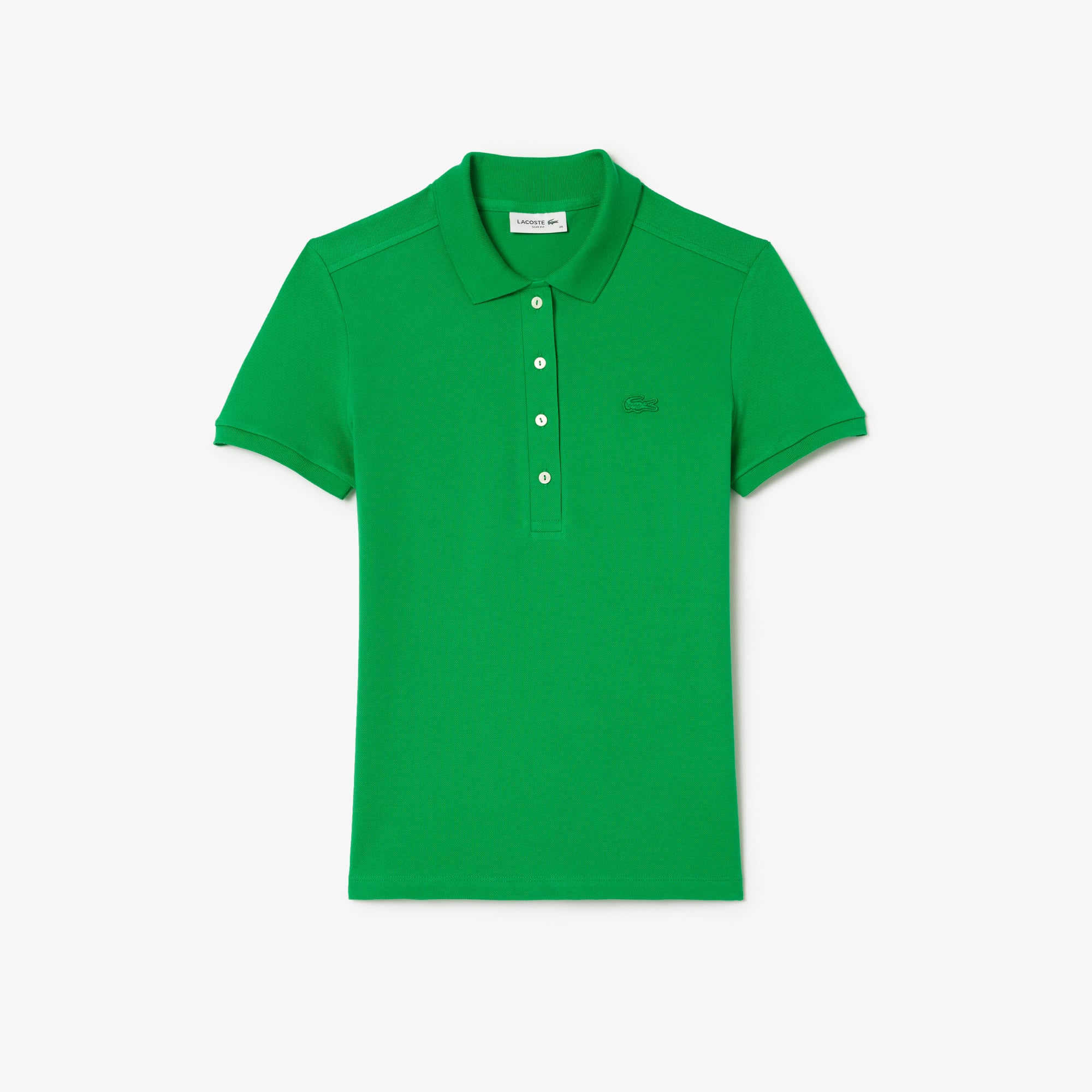 Áo Polo Lacoste Nữ L.12.D Ôm Dáng Chất Liệu Piqué Co Giãn