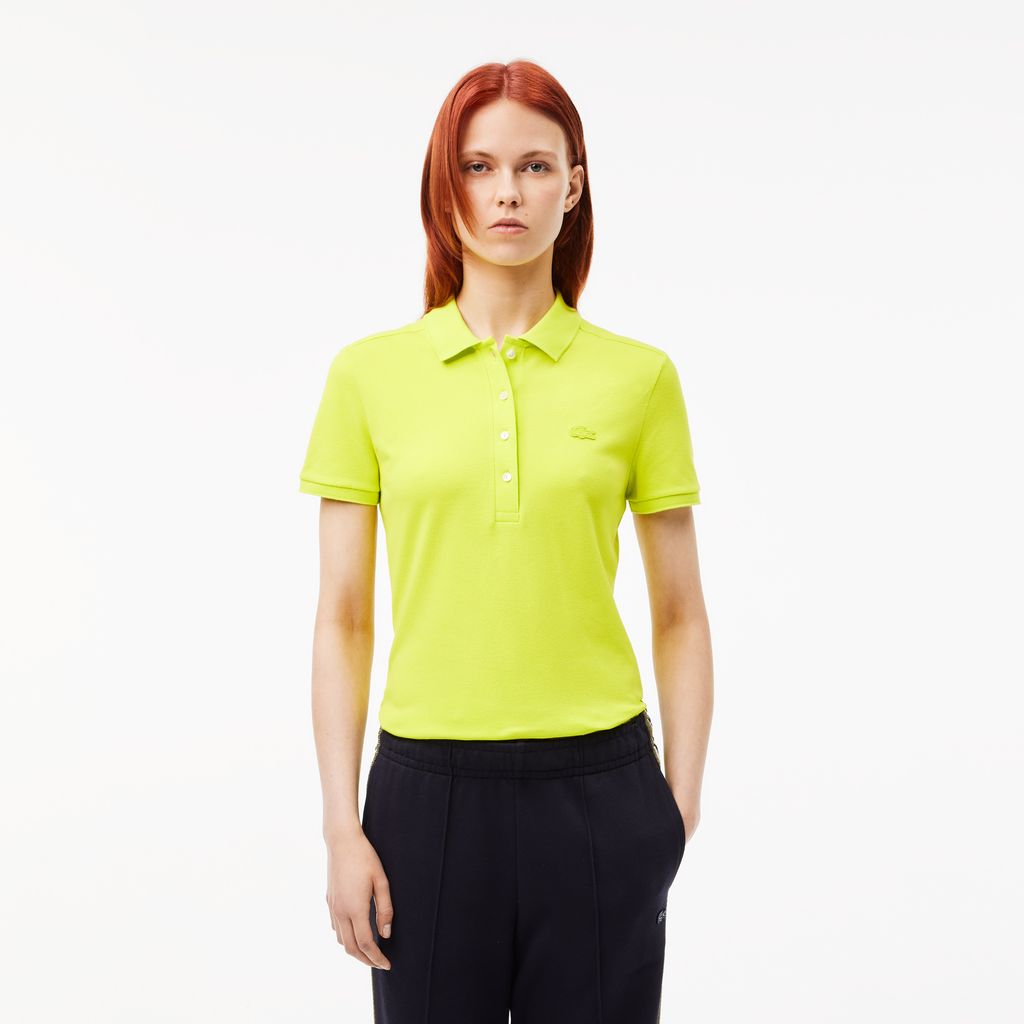 Áo Polo Lacoste Nữ L.12.D Ôm Dáng Chất Liệu Piqué Co Giãn