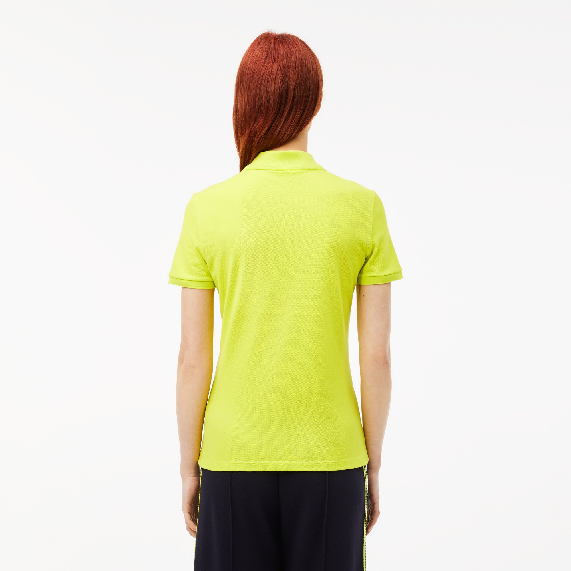 Áo Polo Lacoste Nữ L.12.D Ôm Dáng Chất Liệu Piqué Co Giãn