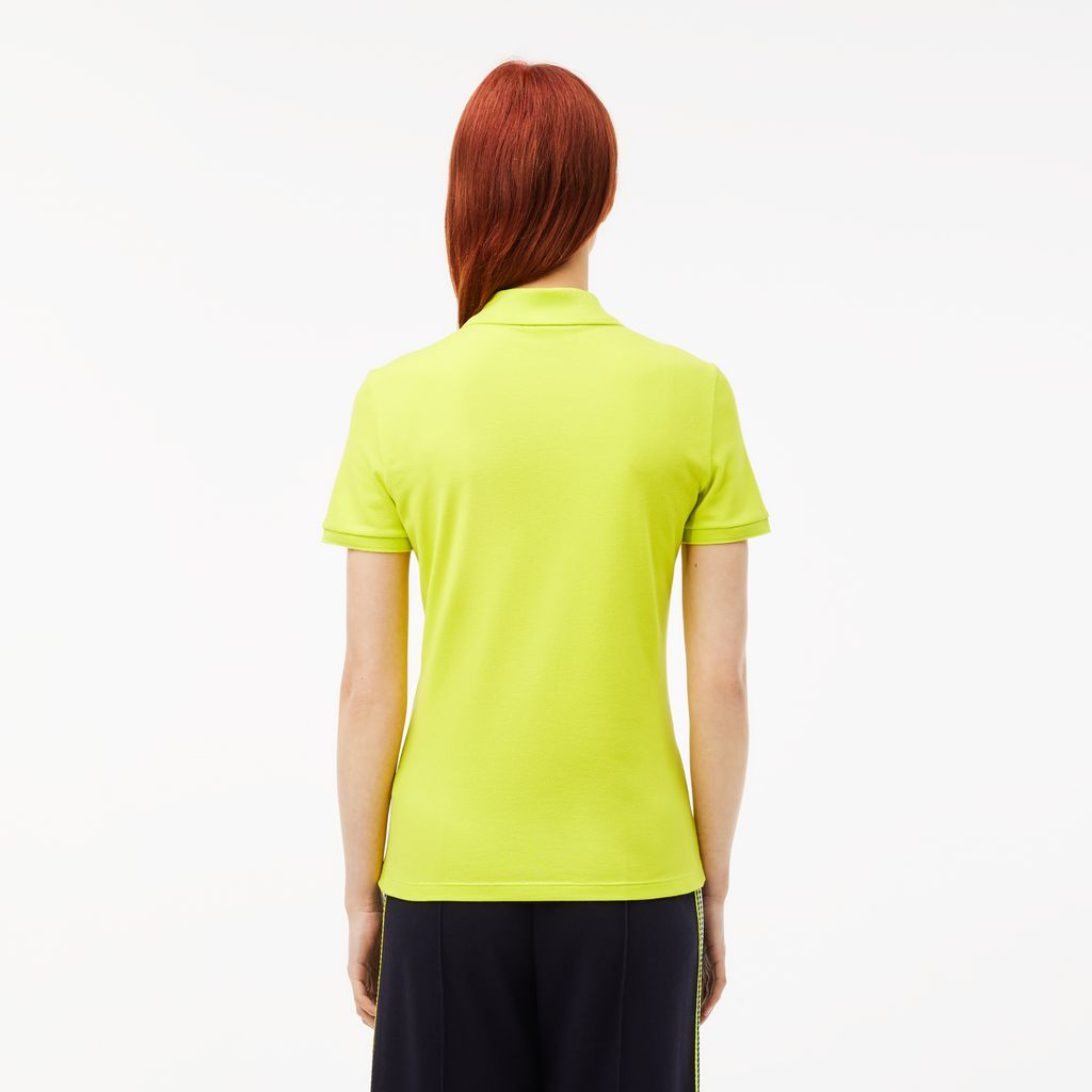 Áo Polo Lacoste Nữ L.12.D Ôm Dáng Chất Liệu Piqué Co Giãn