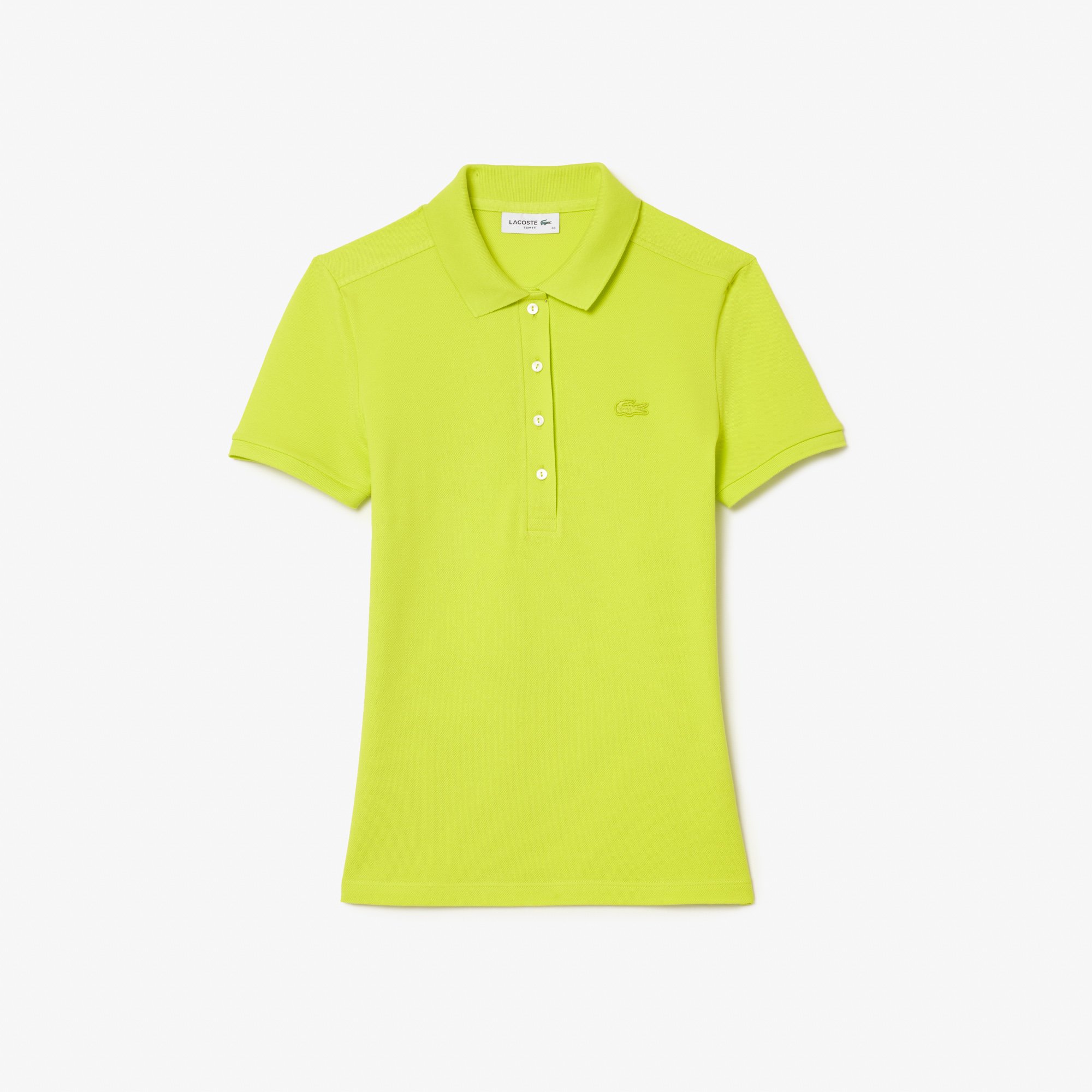 Áo Polo Lacoste Nữ L.12.D Ôm Dáng Chất Liệu Piqué Co Giãn