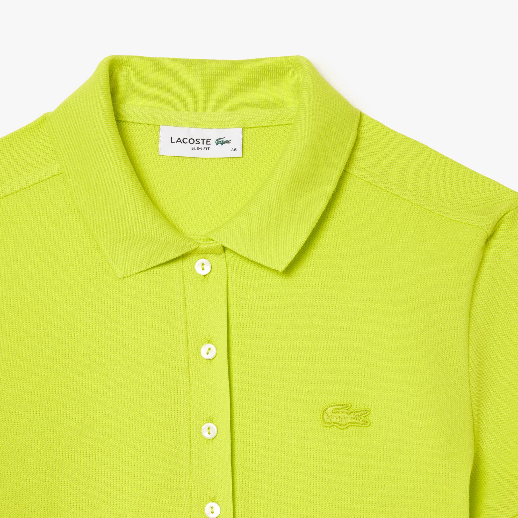 Áo Polo Lacoste Nữ L.12.D Ôm Dáng Chất Liệu Piqué Co Giãn
