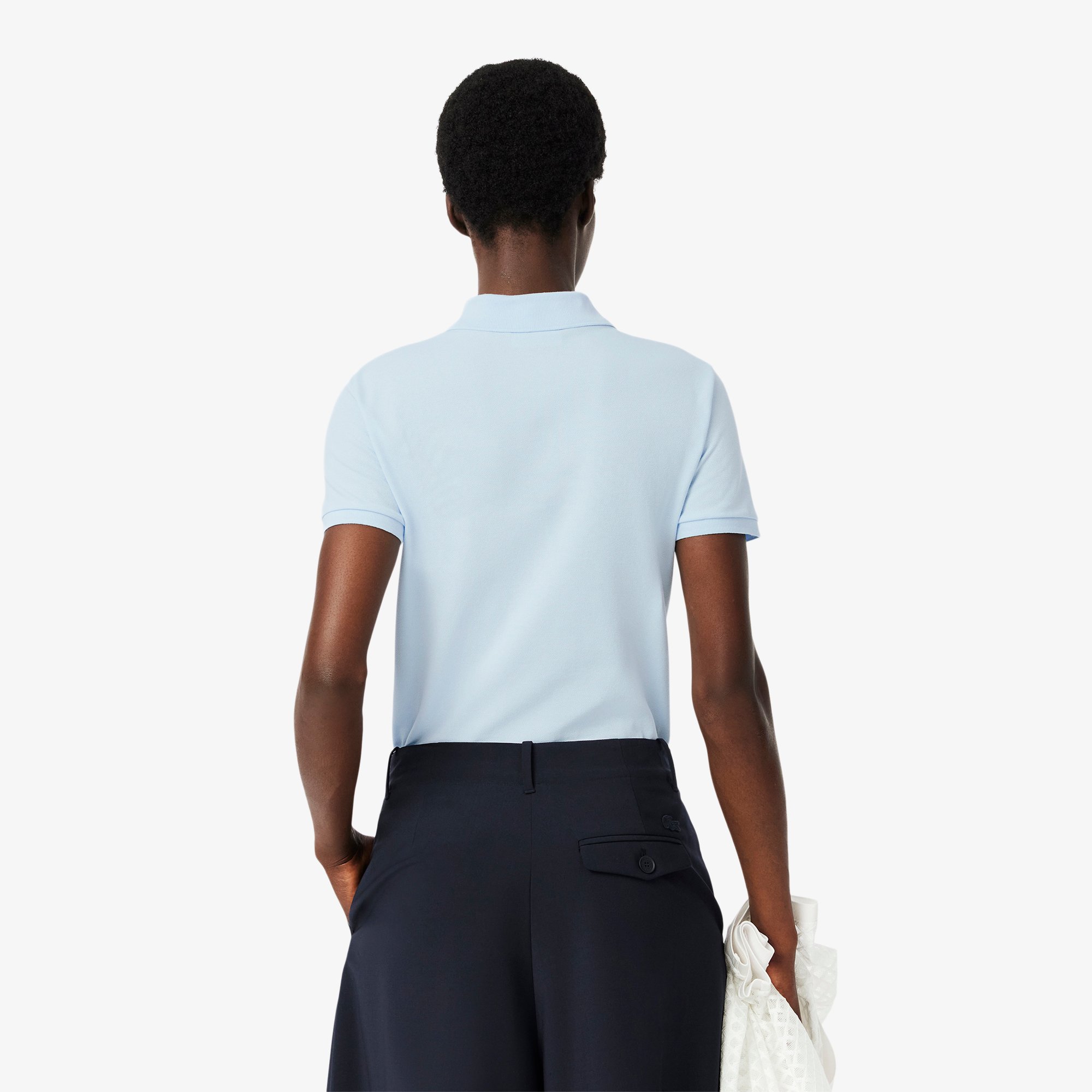 Áo Polo Lacoste Nữ L.12.D Ôm Dáng Chất Liệu Piqué Co Giãn