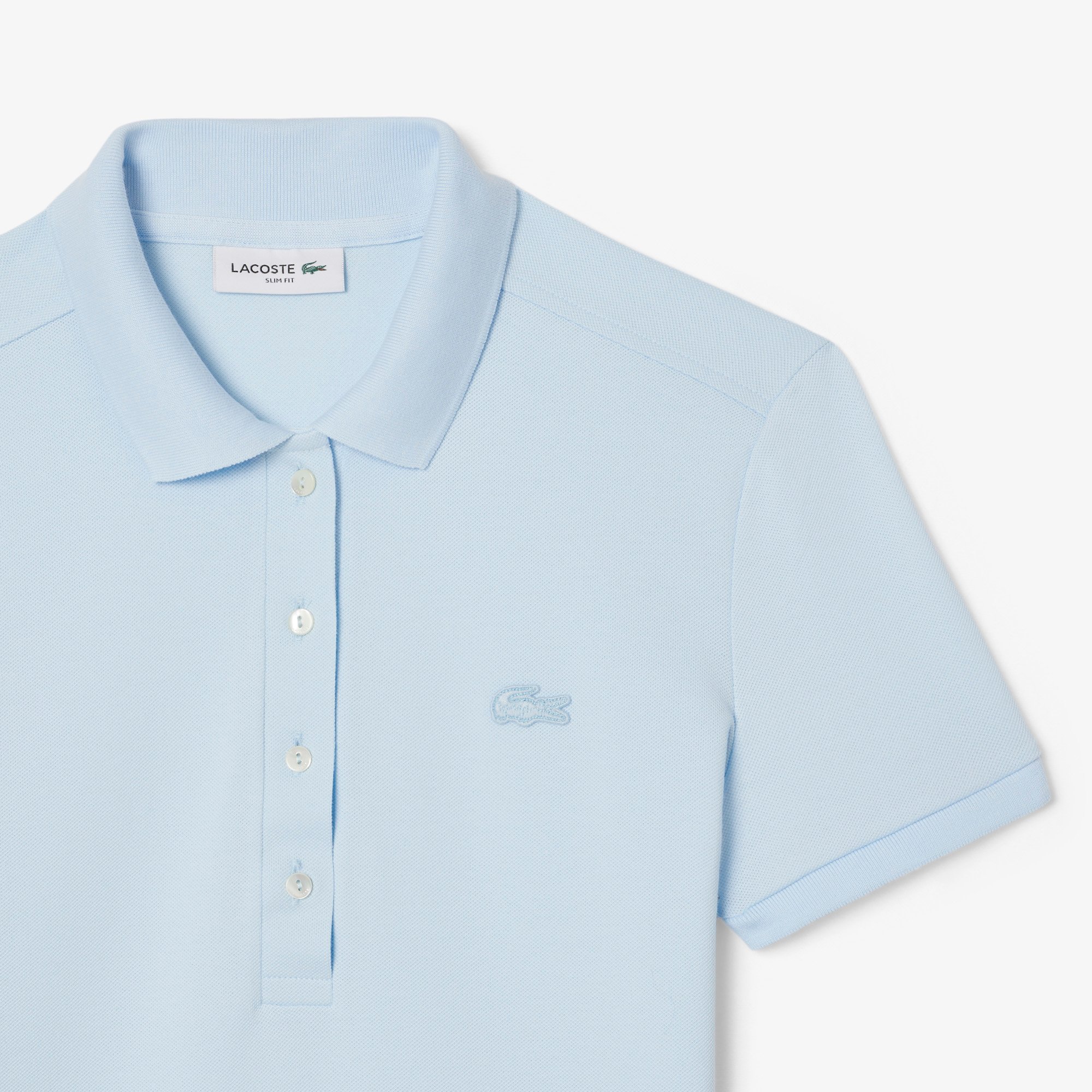 Áo Polo Lacoste Nữ L.12.D Ôm Dáng Chất Liệu Piqué Co Giãn