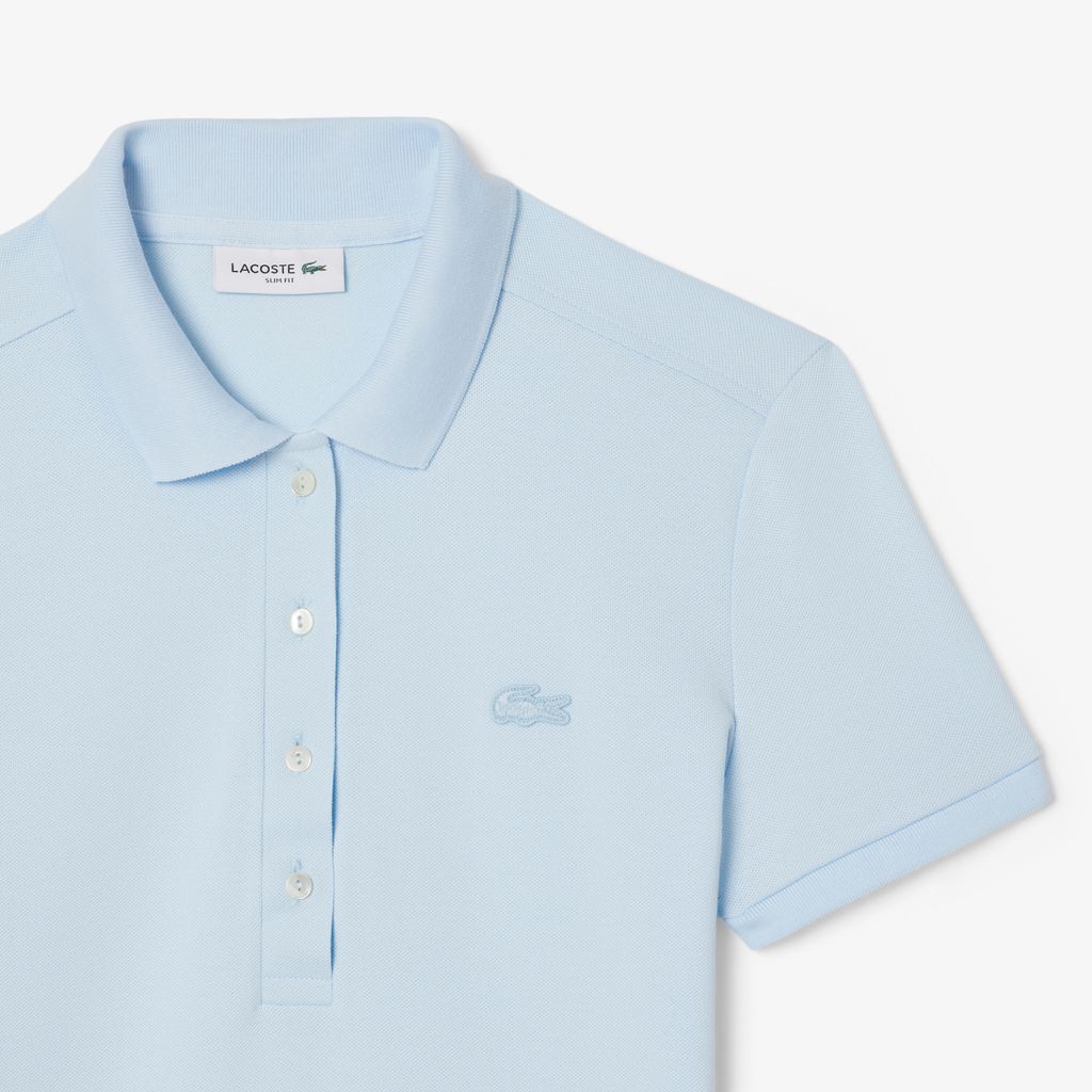 Áo Polo Lacoste Nữ L.12.D Ôm Dáng Chất Liệu Piqué Co Giãn