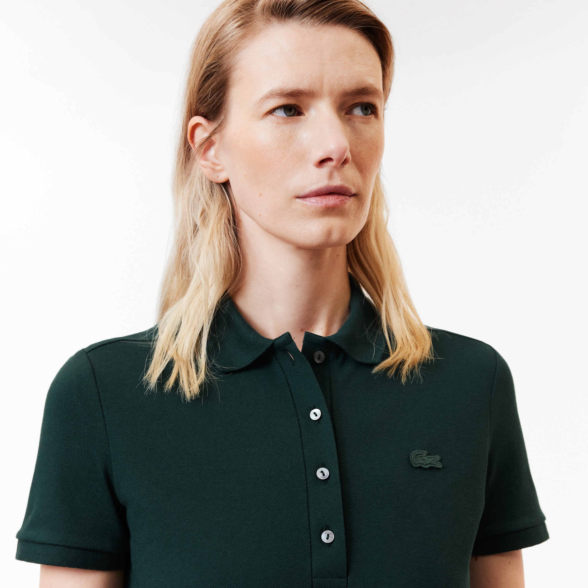 Áo Polo Lacoste Nữ L.12.D Ôm Dáng Chất Liệu Piqué Co Giãn