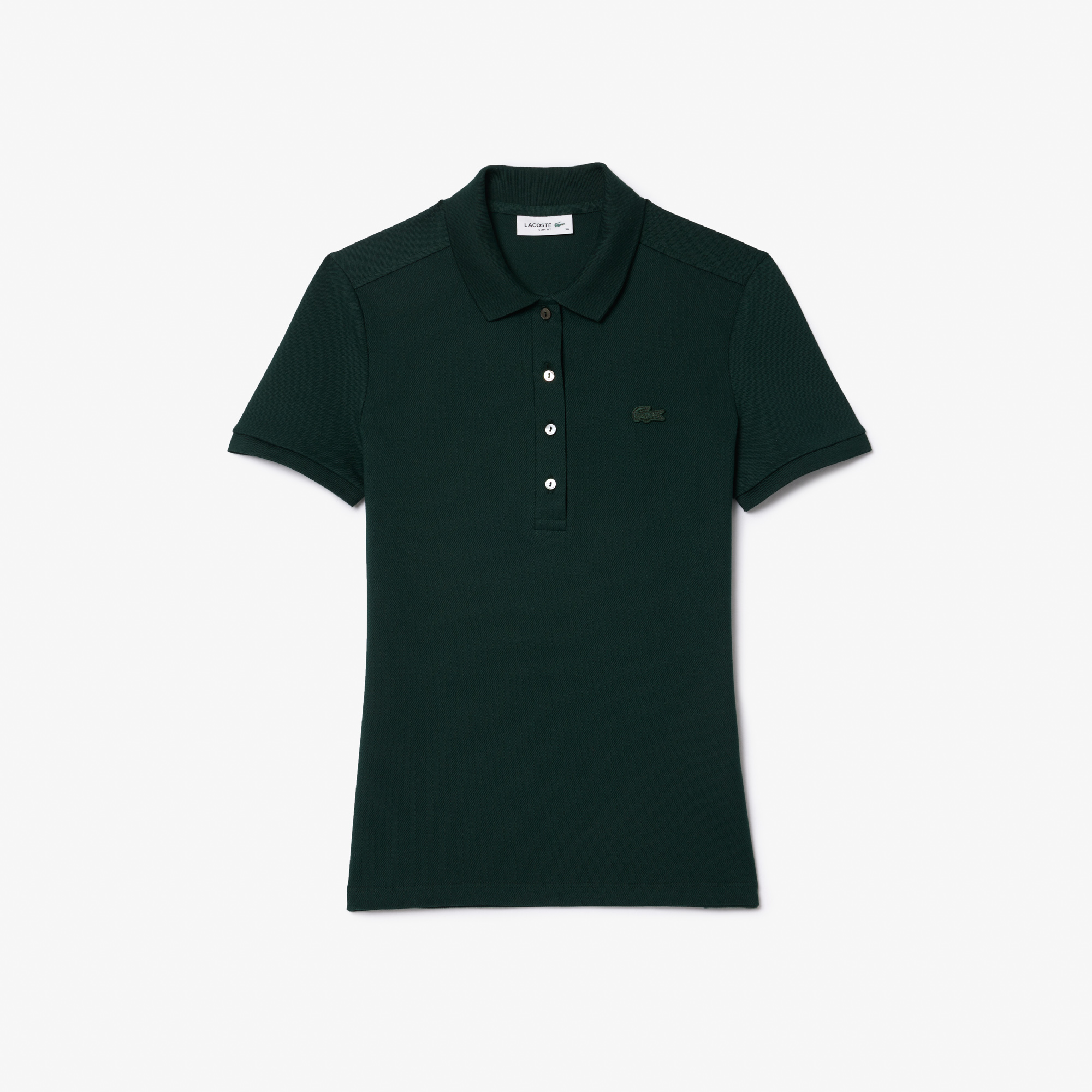 Áo Polo Lacoste Nữ L.12.D Ôm Dáng Chất Liệu Piqué Co Giãn