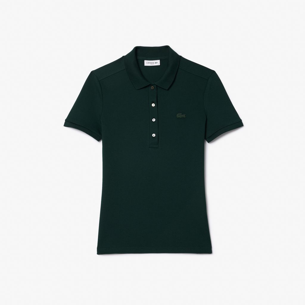 Áo Polo Lacoste Nữ L.12.D Ôm Dáng Chất Liệu Piqué Co Giãn