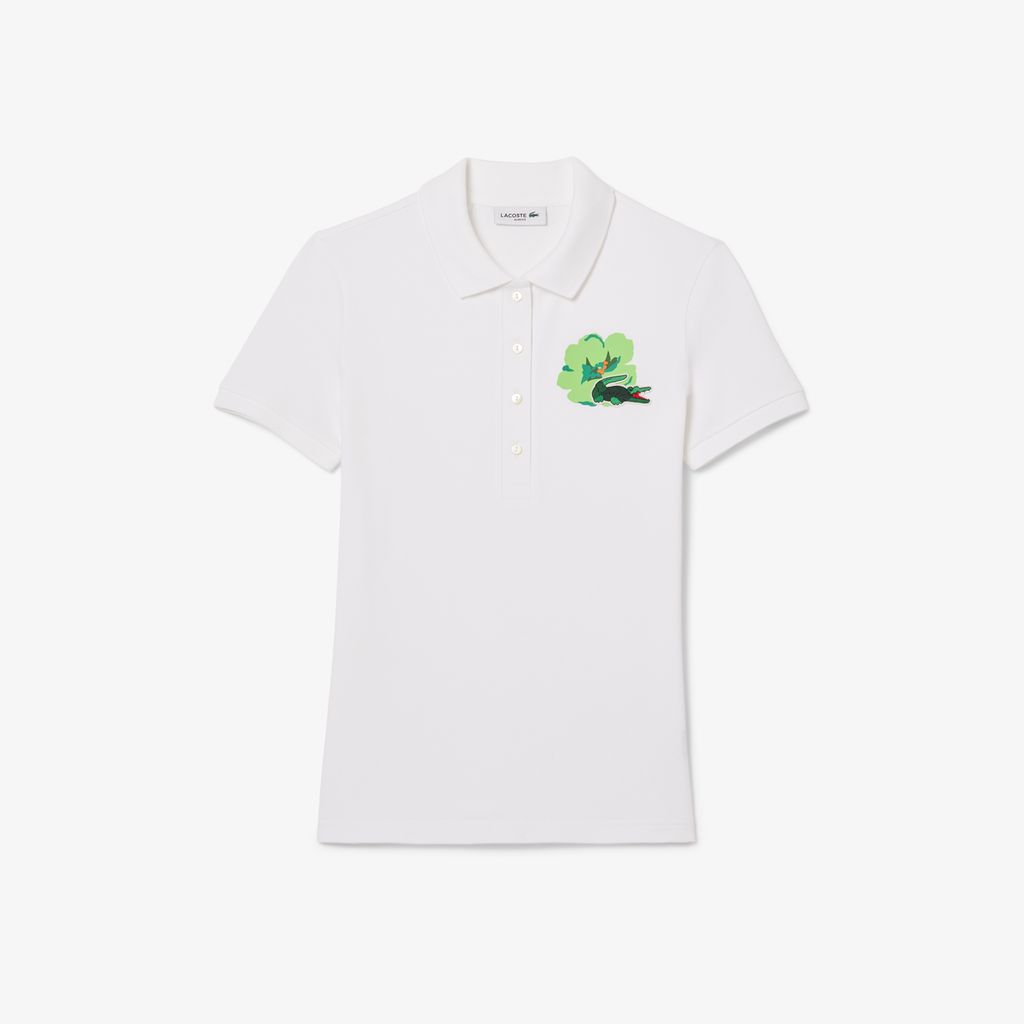 Áo Polo Lacoste Nữ L.12.D Ôm Dáng Chất Liệu Cotton Co Dãn