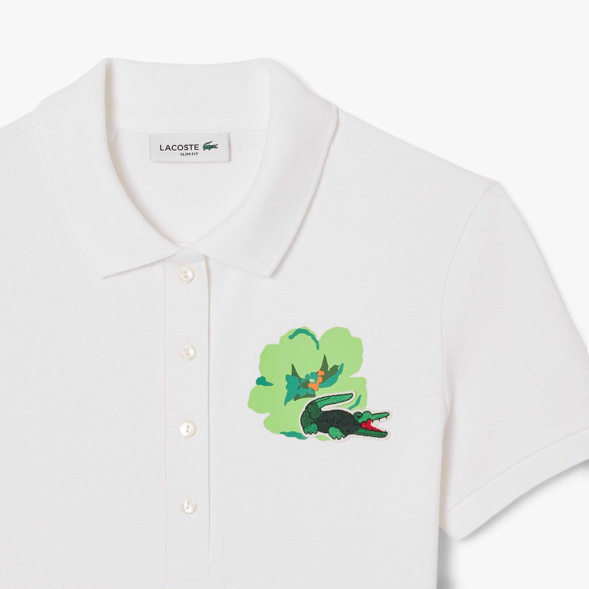 Áo Polo Lacoste Nữ L.12.D Ôm Dáng Chất Liệu Cotton Co Dãn