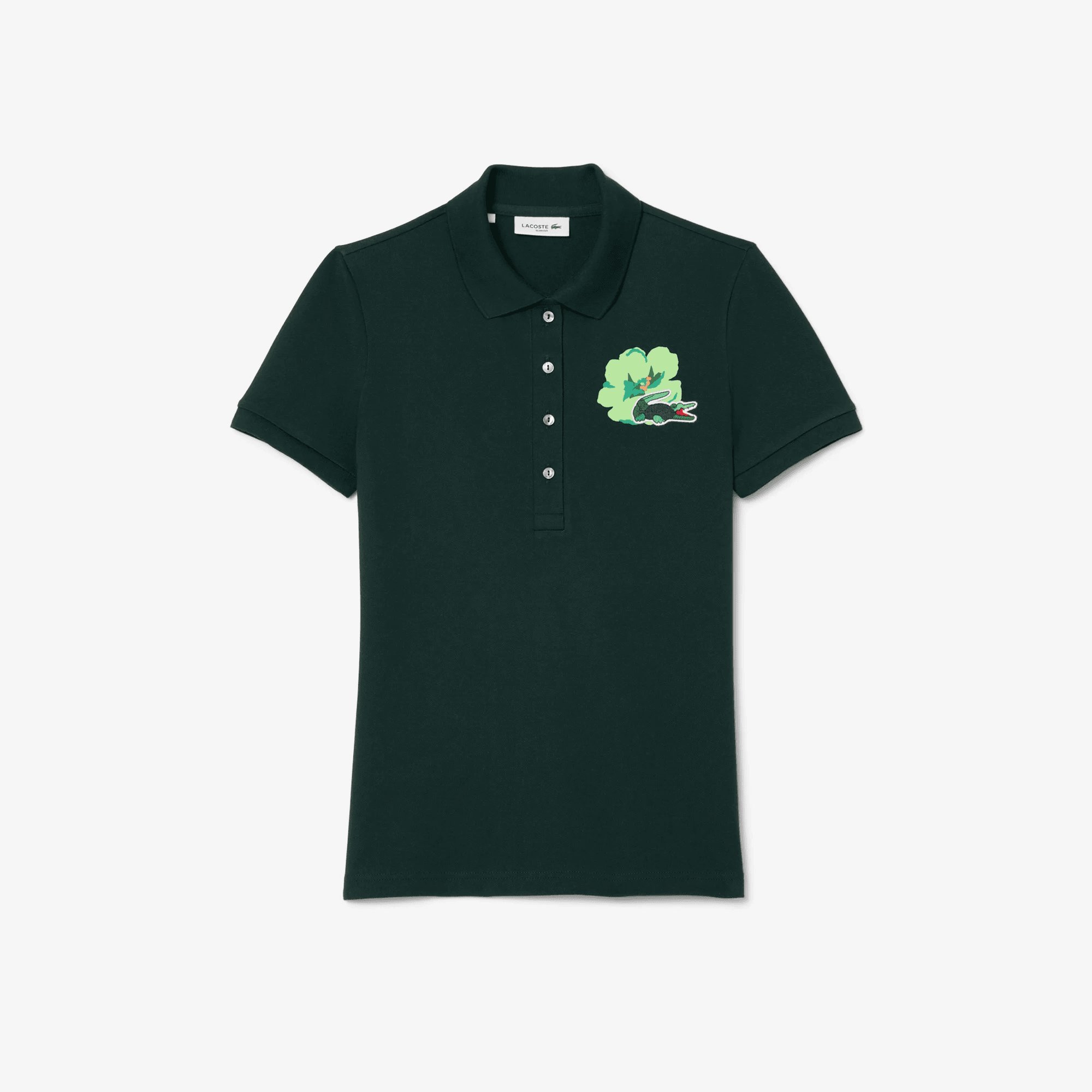 Áo Polo Lacoste Nữ L.12.D Ôm Dáng Chất Liệu Cotton Co Dãn