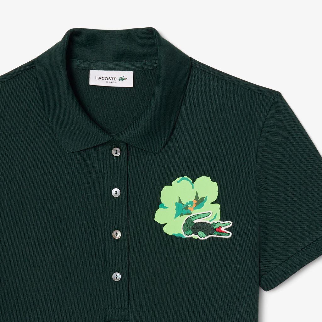 Áo Polo Lacoste Nữ L.12.D Ôm Dáng Chất Liệu Cotton Co Dãn