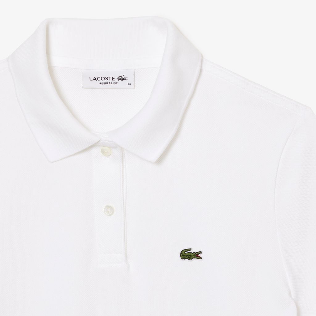 Áo Polo Lacoste Nữ Dáng Suông Chất Liệu Piqué Mềm Mại