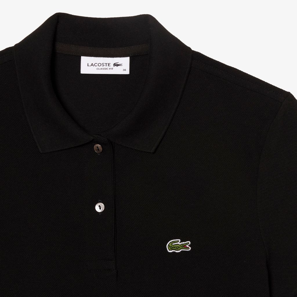 Áo Polo Lacoste Nữ Dáng Suông Chất Liệu Piqué Mềm Mại