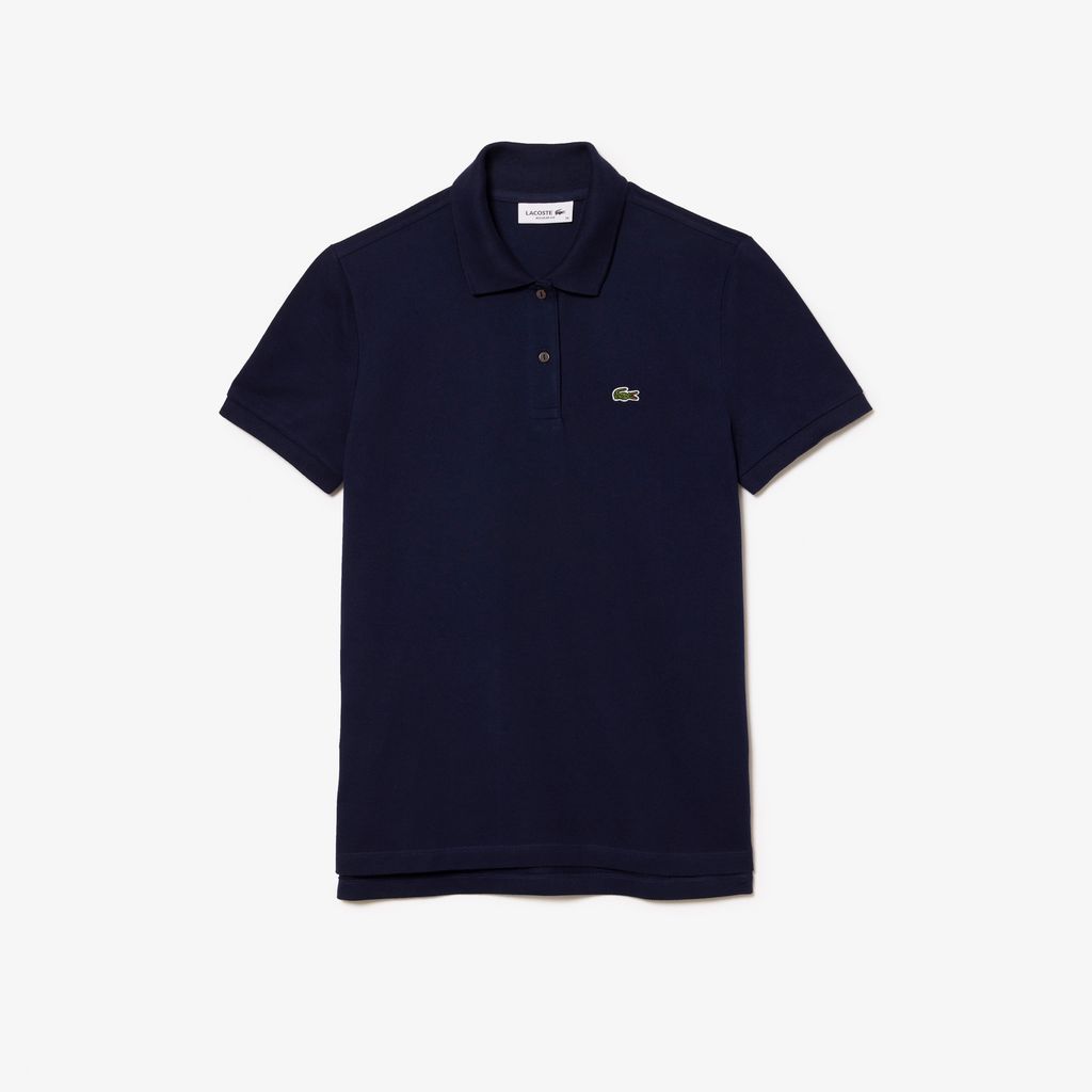 Áo Polo Lacoste Nữ Dáng Suông Chất Liệu Piqué Mềm Mại