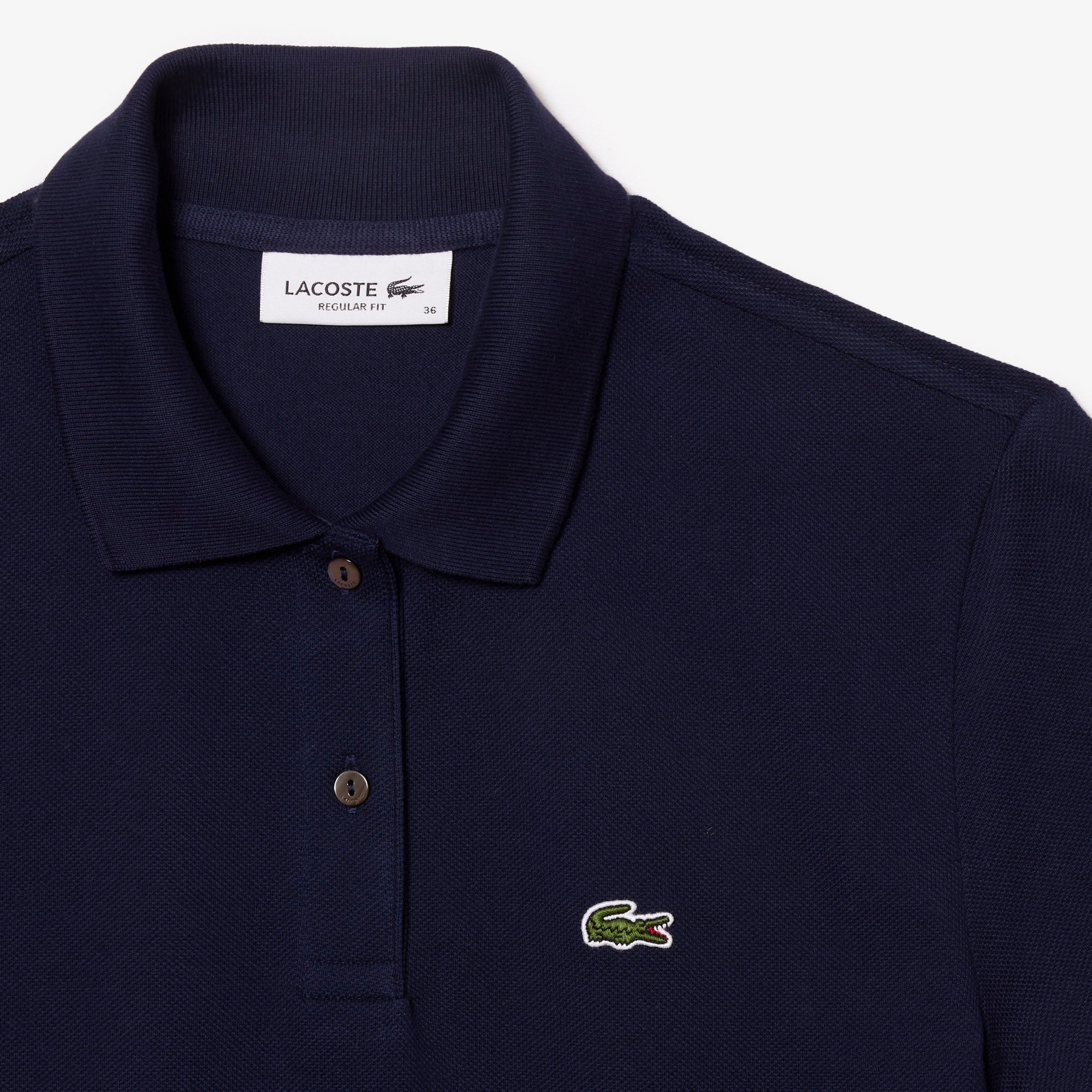 Áo Polo Lacoste Nữ Dáng Suông Chất Liệu Piqué Mềm Mại