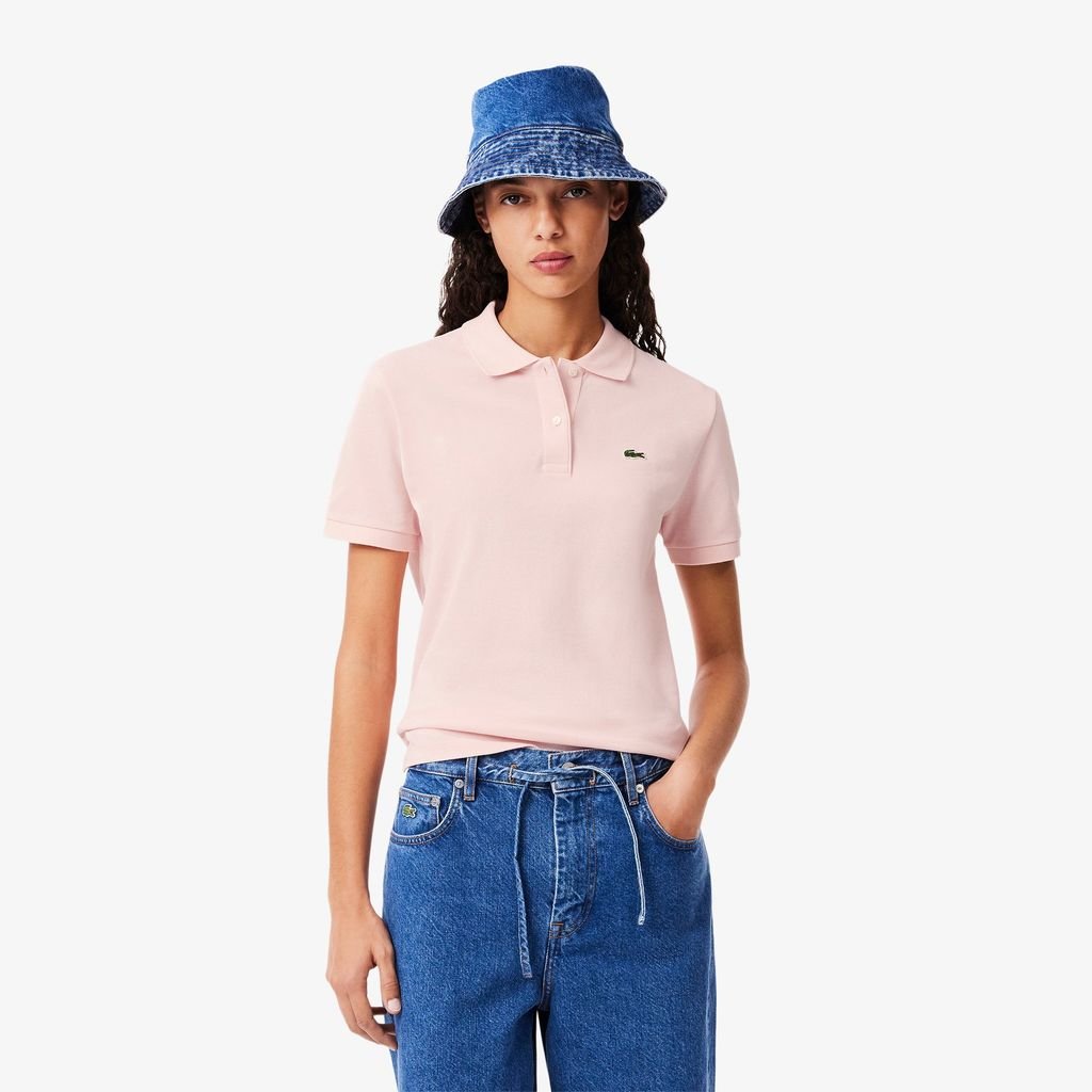 Áo Polo Lacoste Nữ Dáng Suông Chất Liệu Piqué Mềm Mại