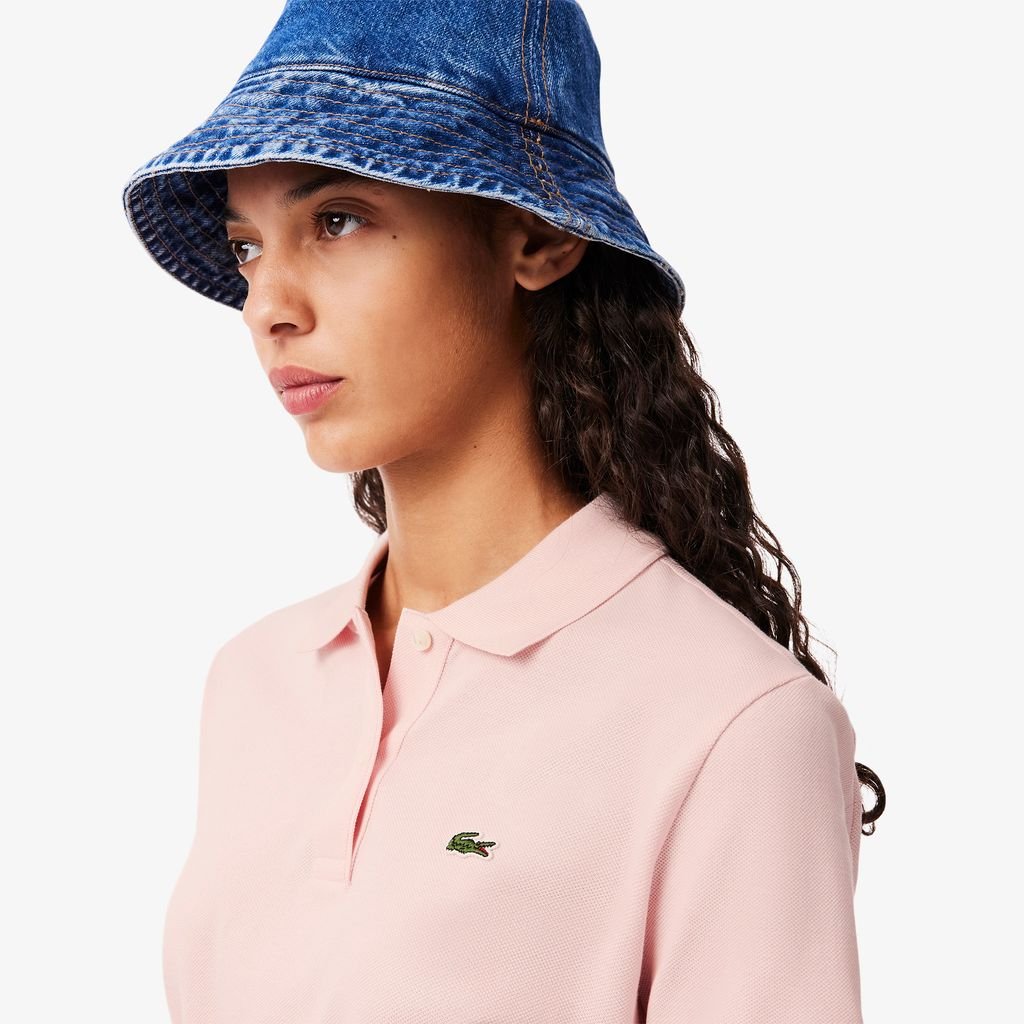 Áo Polo Lacoste Nữ Dáng Suông Chất Liệu Piqué Mềm Mại