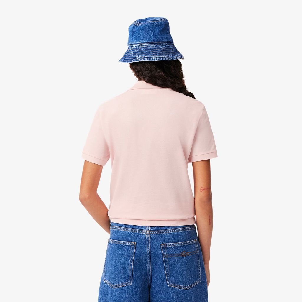 Áo Polo Lacoste Nữ Dáng Suông Chất Liệu Cotton Petit Piqué Mềm