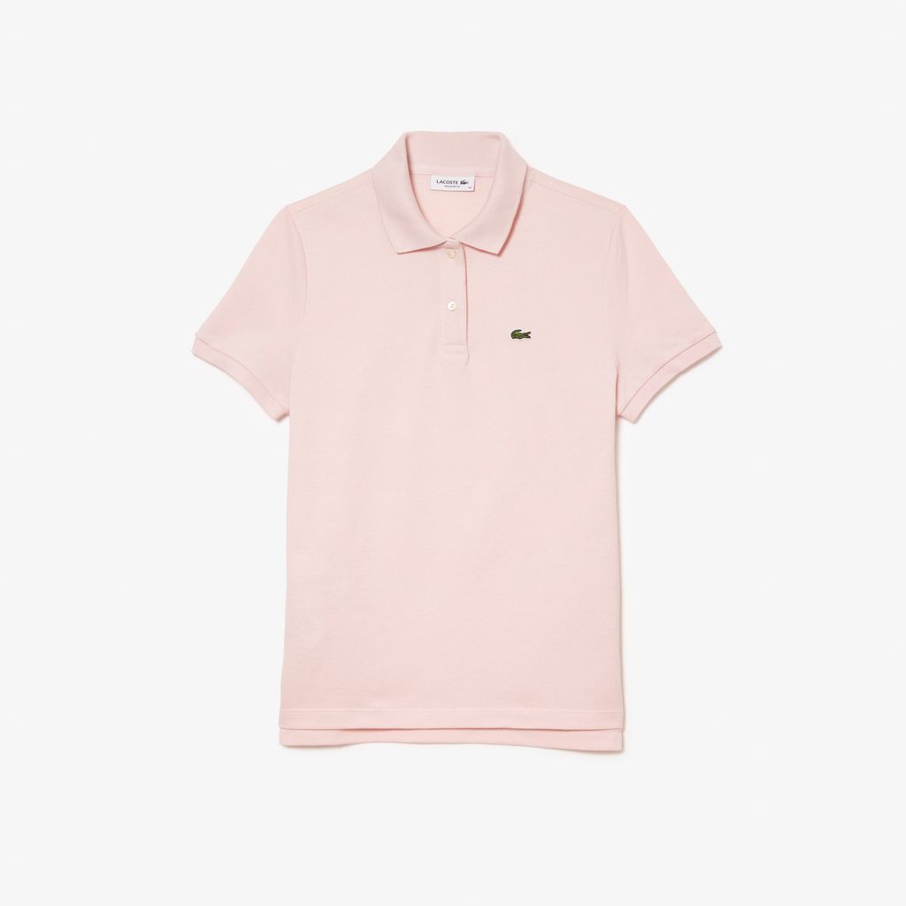 Áo Polo Lacoste Nữ Dáng Suông Chất Liệu Piqué Mềm Mại