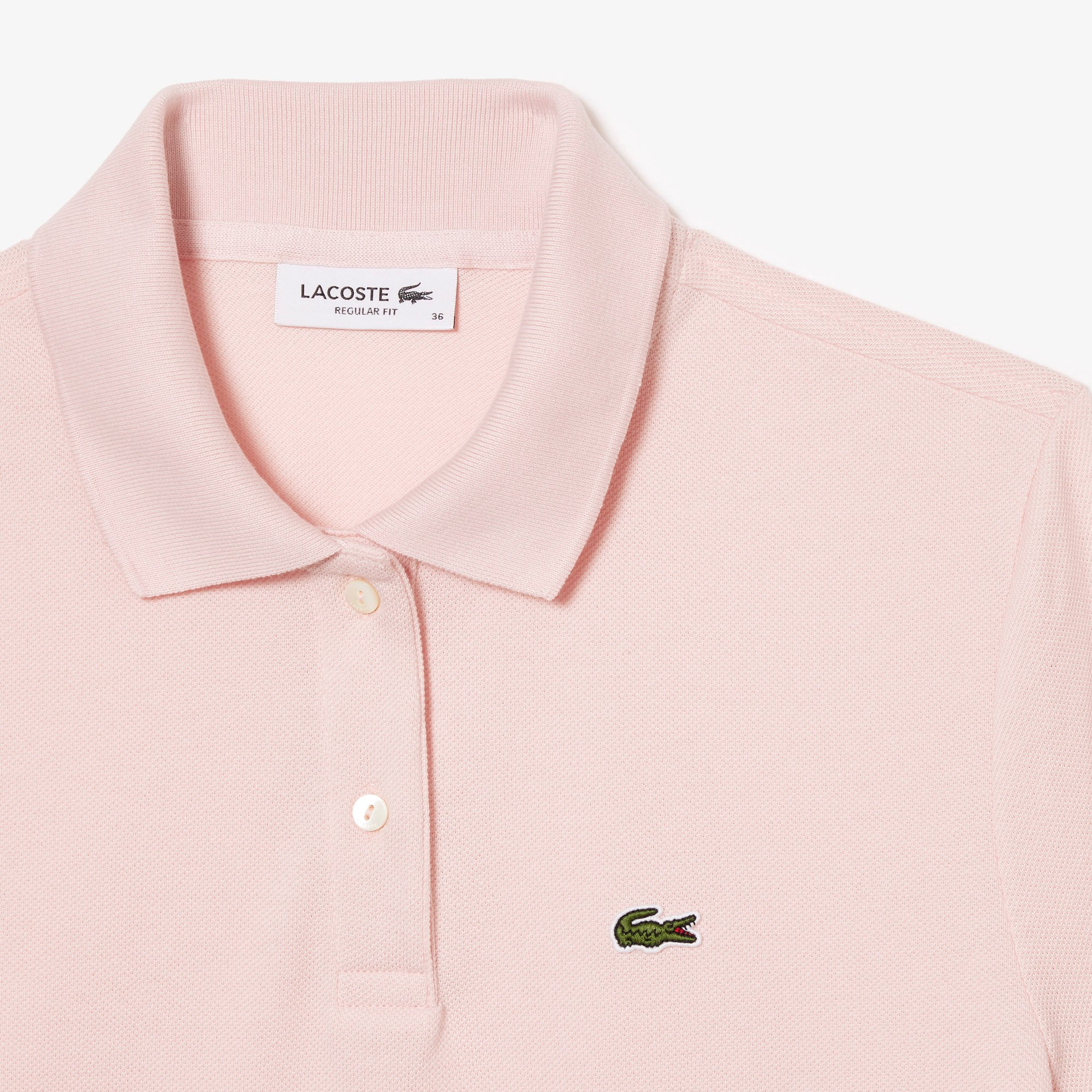 Áo Polo Lacoste Nữ Dáng Suông Chất Liệu Piqué Mềm Mại