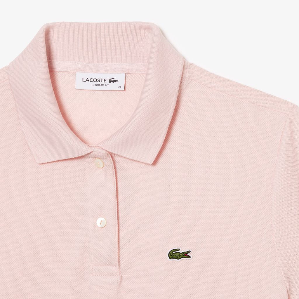 Áo Polo Lacoste Nữ Dáng Suông Chất Liệu Piqué Mềm Mại