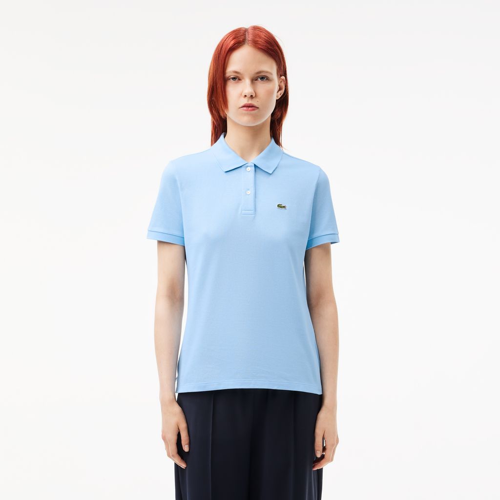 Áo Polo Lacoste Nữ Dáng Suông Chất Liệu Piqué Mềm Mại