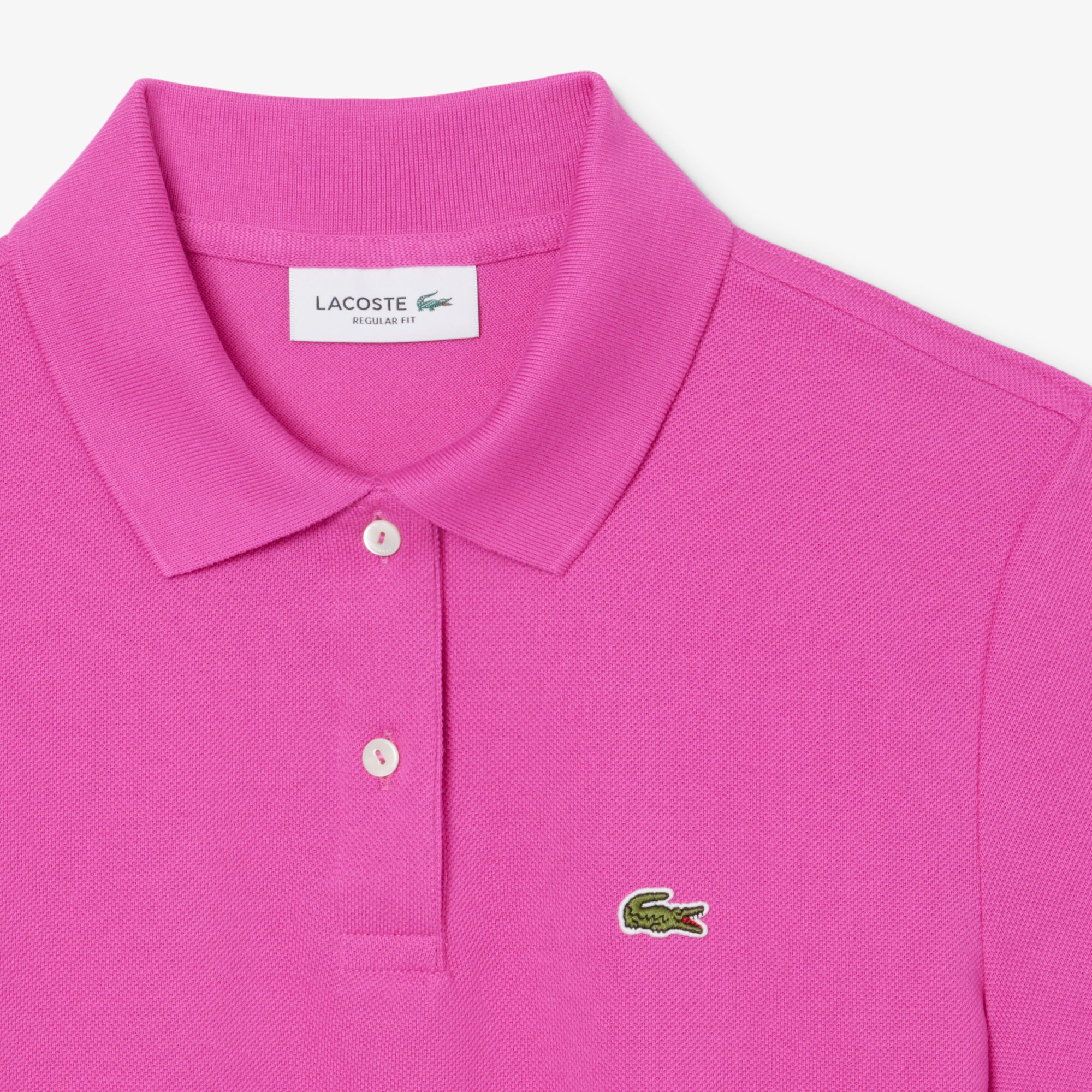 Áo Polo Lacoste Nữ Dáng Suông Chất Liệu Piqué Mềm Mại