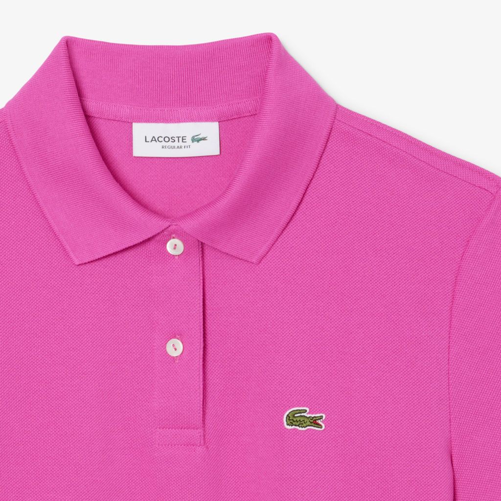 Áo Polo Lacoste Nữ Dáng Suông Chất Liệu Piqué Mềm Mại