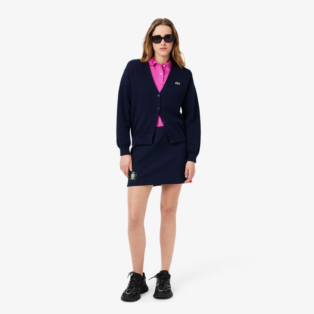 Áo Polo Lacoste Nữ Dáng Suông Chất Liệu Piqué Mềm Mại