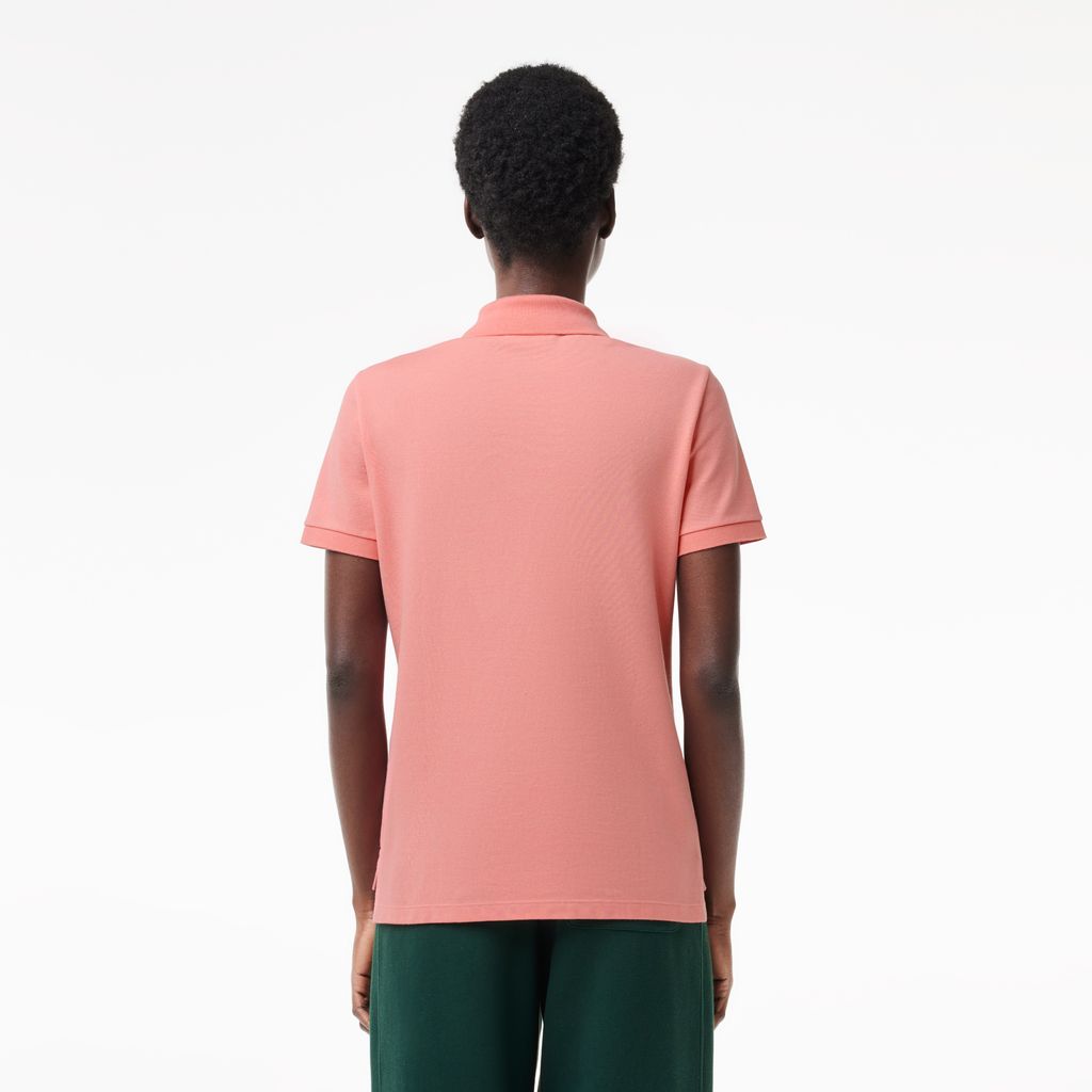 Áo Polo Lacoste Nữ Dáng Suông Chất Liệu Piqué Mềm Mại