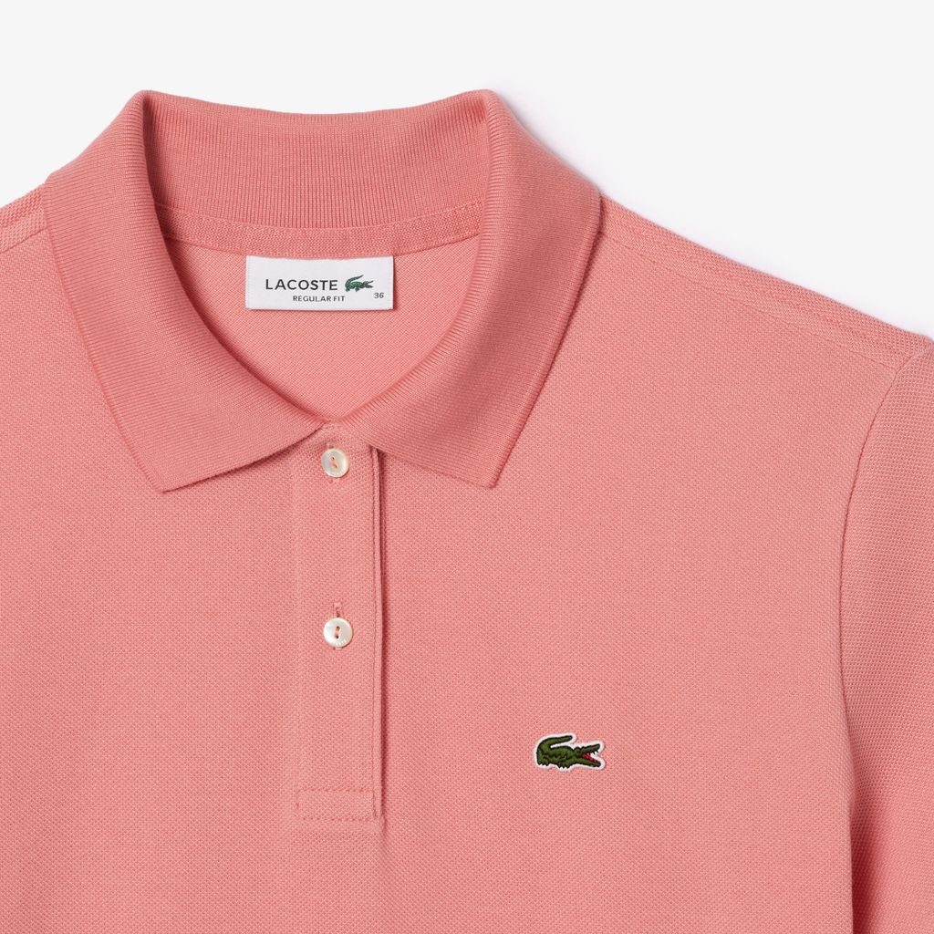 Áo Polo Lacoste Nữ Dáng Suông Chất Liệu Piqué Mềm Mại