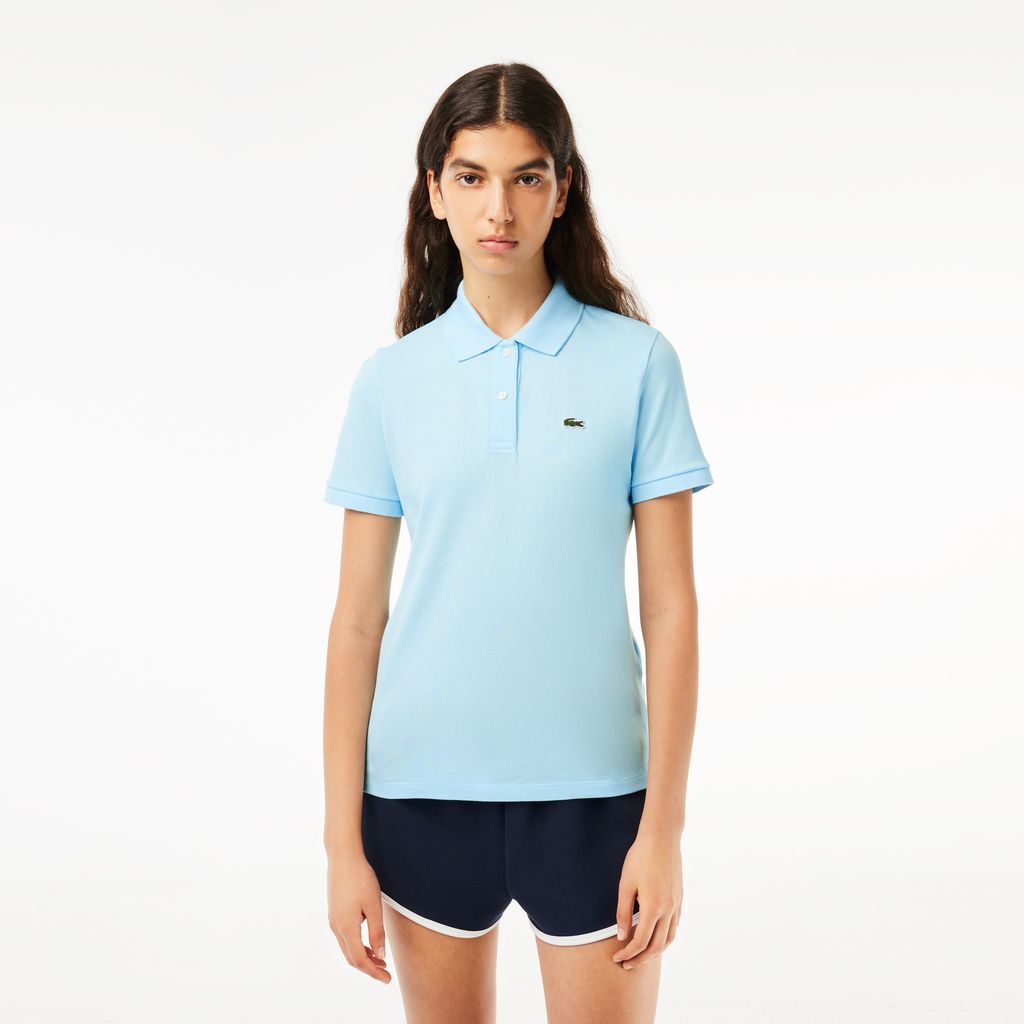 Áo Polo Lacoste Nữ Dáng Suông Chất Liệu Cotton Petit Piqué Mềm