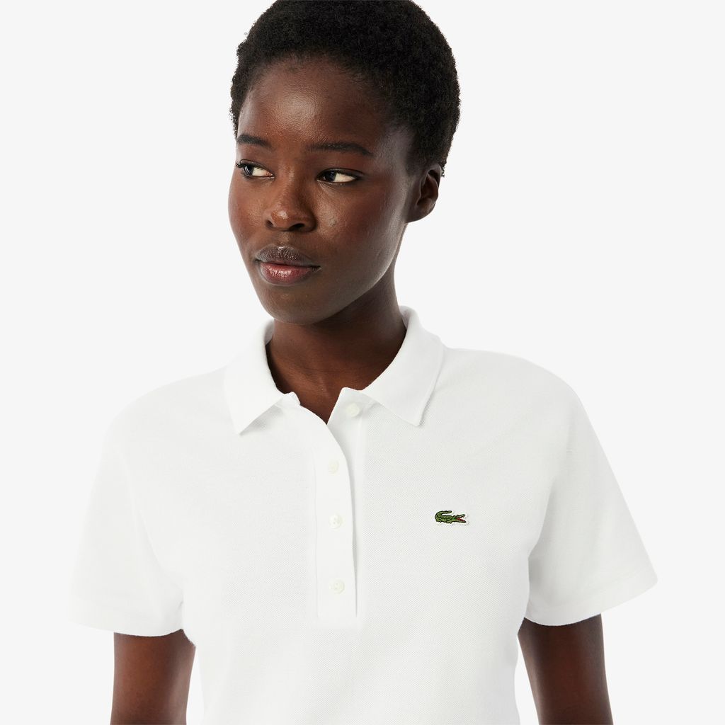 Áo Polo Lacoste Nữ Chất Liệu Piqué Ôm Dáng Điều Chỉnh Được