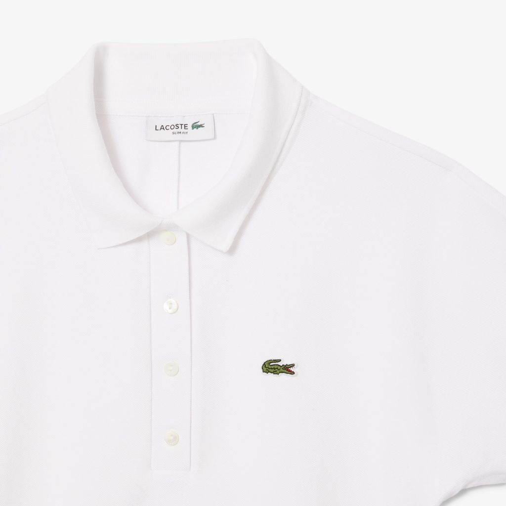 Áo Polo Lacoste Nữ Chất Liệu Piqué Ôm Dáng Điều Chỉnh Được
