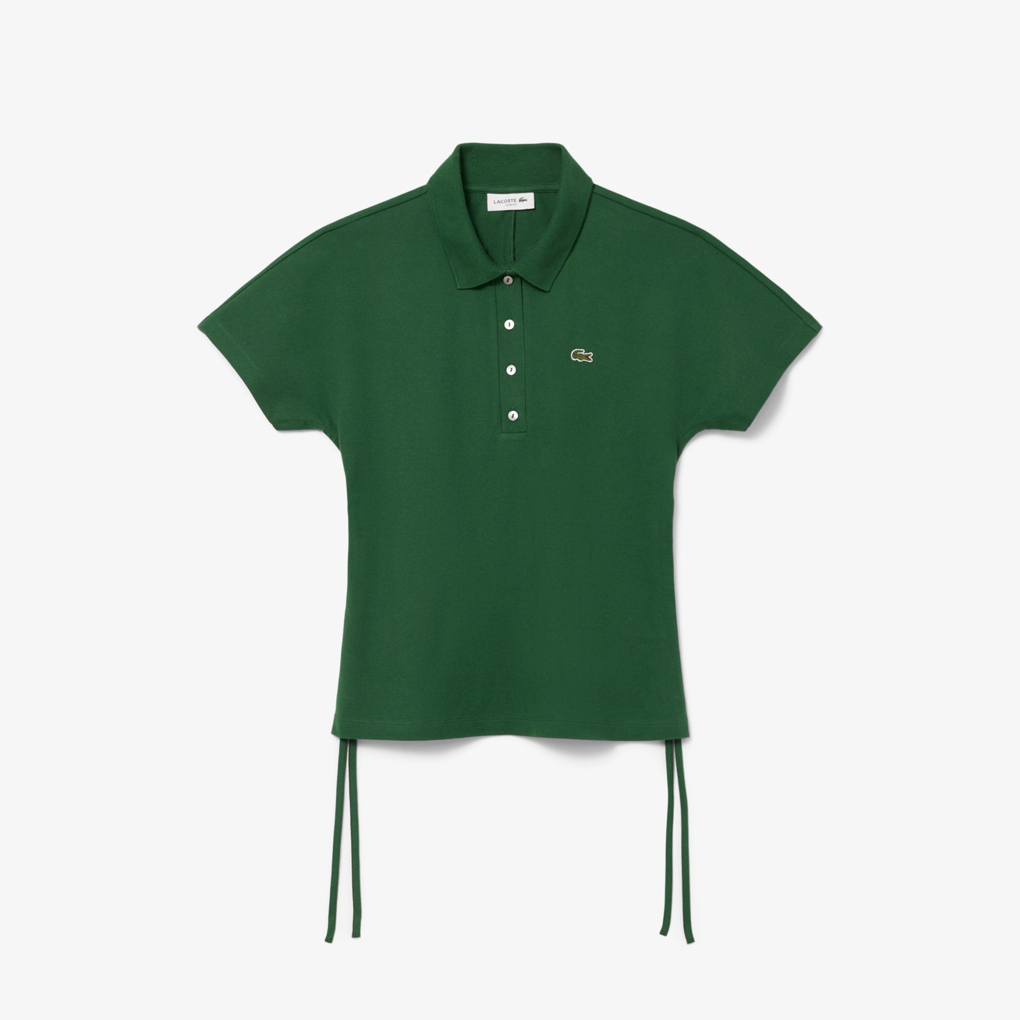 Áo Polo Lacoste Nữ Chất Liệu Piqué Ôm Dáng Điều Chỉnh Được