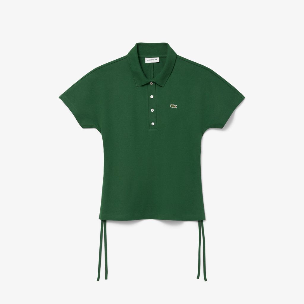 Áo Polo Lacoste Nữ Chất Liệu Piqué Ôm Dáng Điều Chỉnh Được