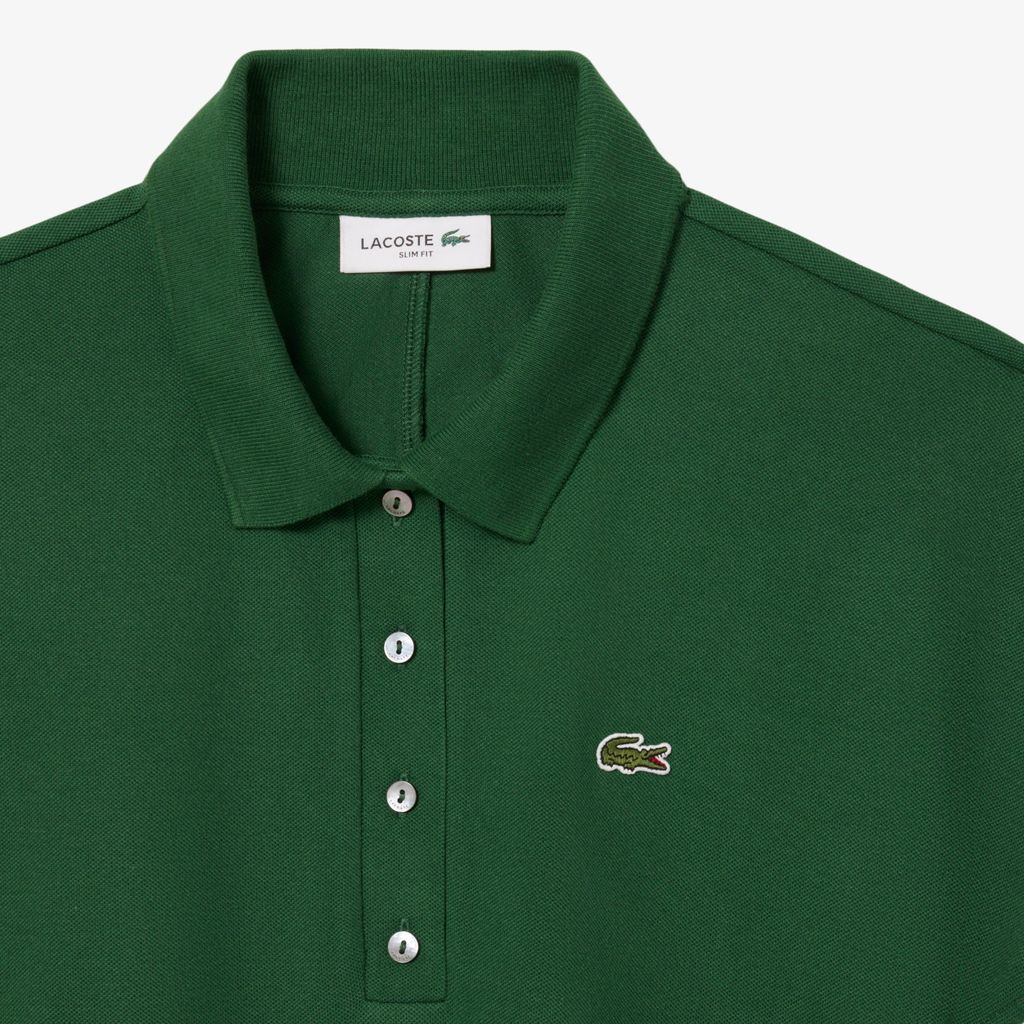 Áo Polo Lacoste Nữ Chất Liệu Piqué Ôm Dáng Điều Chỉnh Được