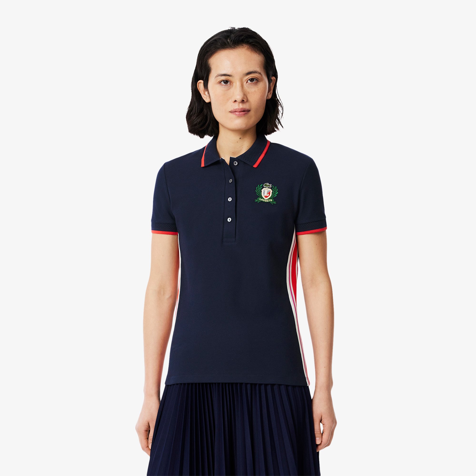 Áo Polo Lacoste Nữ Ôm Dáng Sản Xuất Tại Pháp