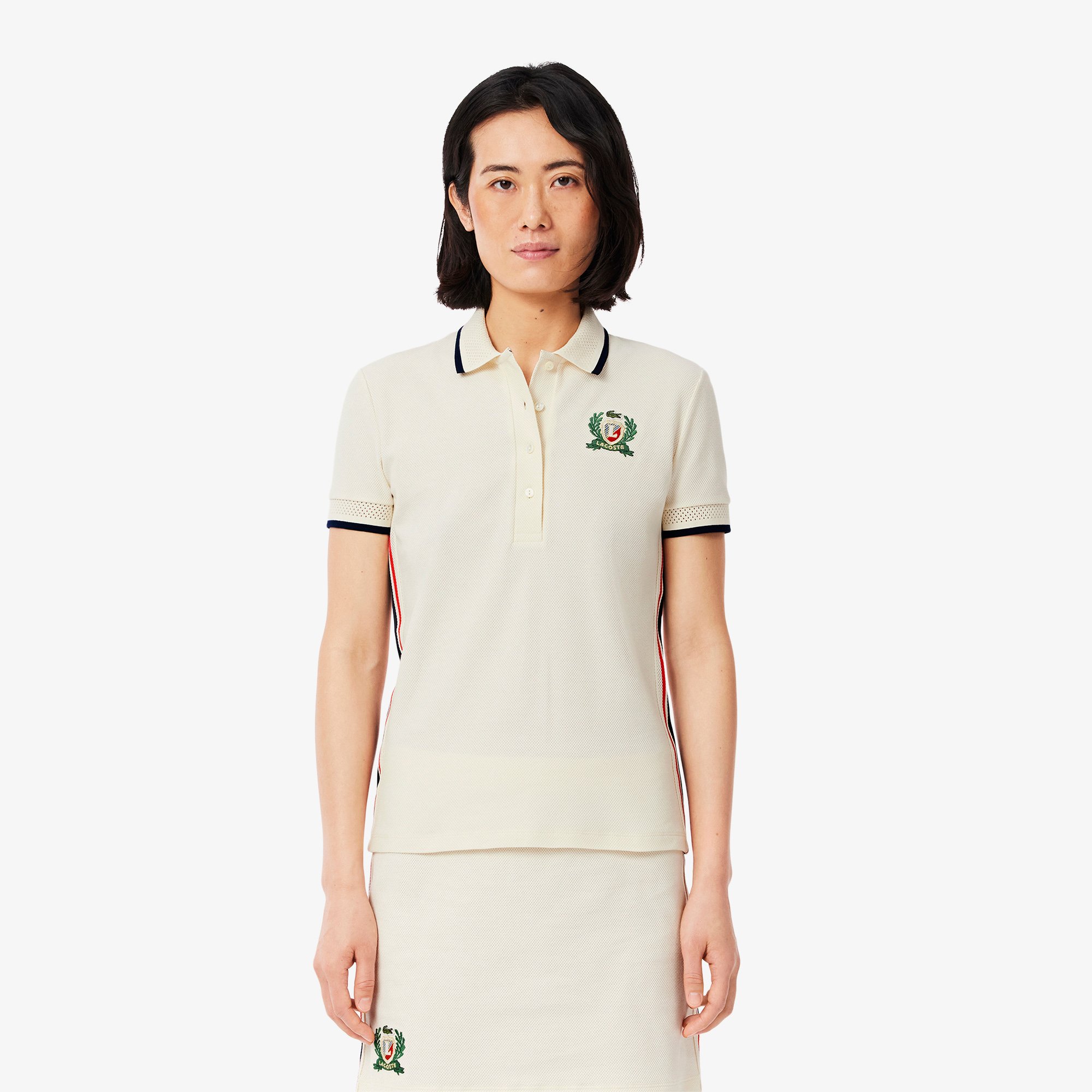 Áo Polo Lacoste Nữ Ôm Dáng Sản Xuất Tại Pháp