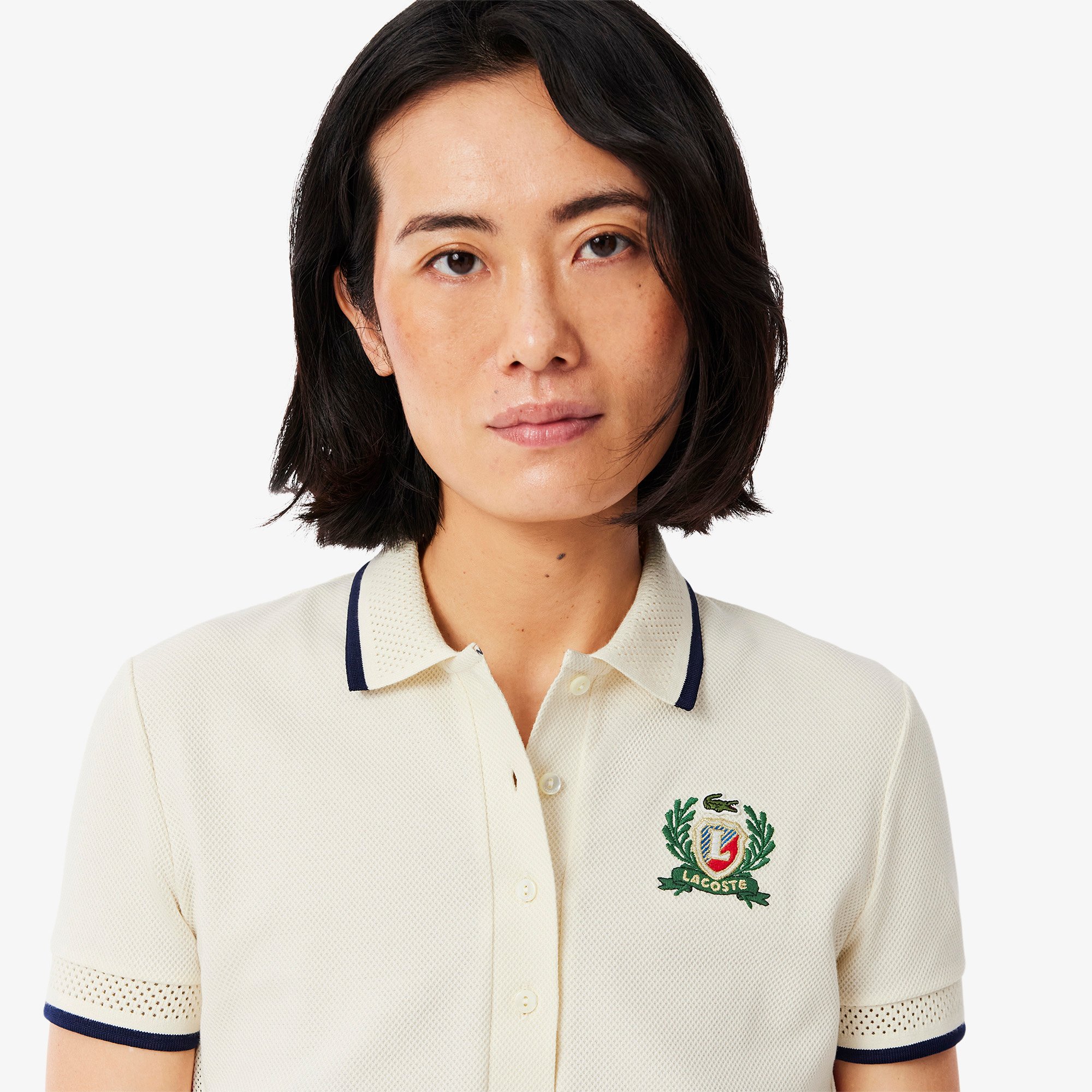 Áo Polo Lacoste Nữ Ôm Dáng Sản Xuất Tại Pháp